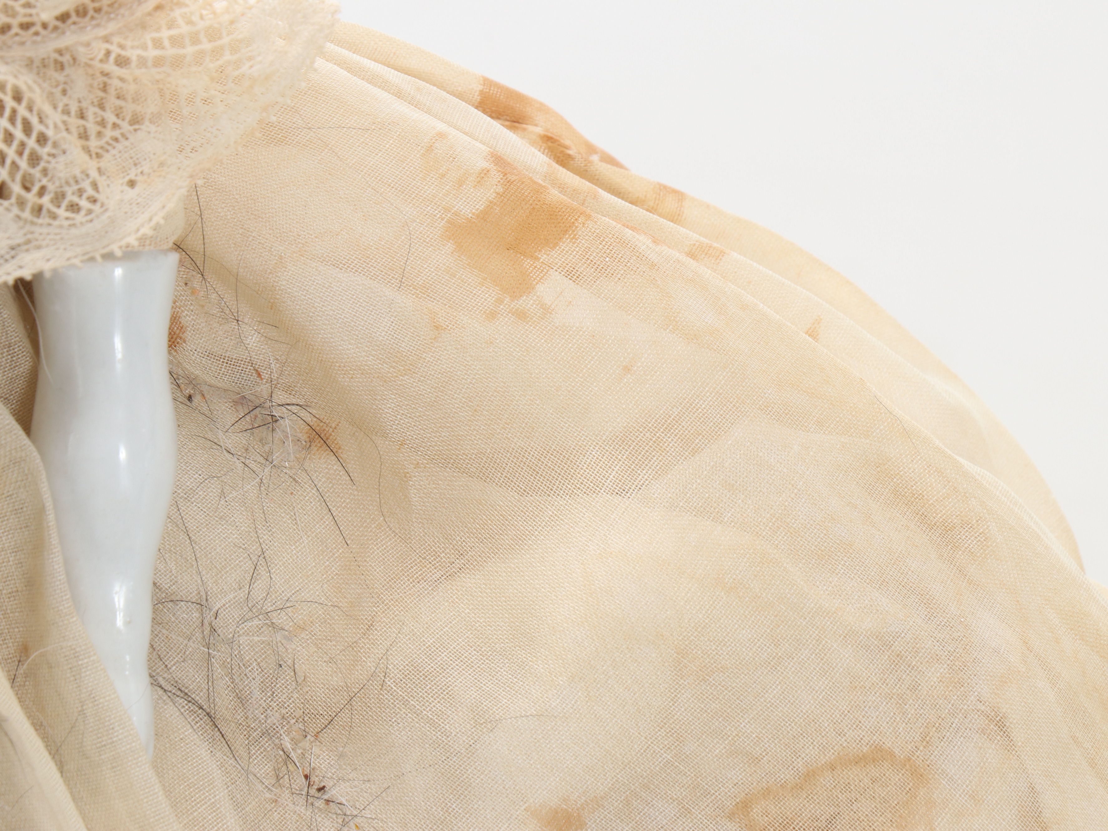 German Butterfly Hair China Head and Nancy Anne Doll and Doll Chairs