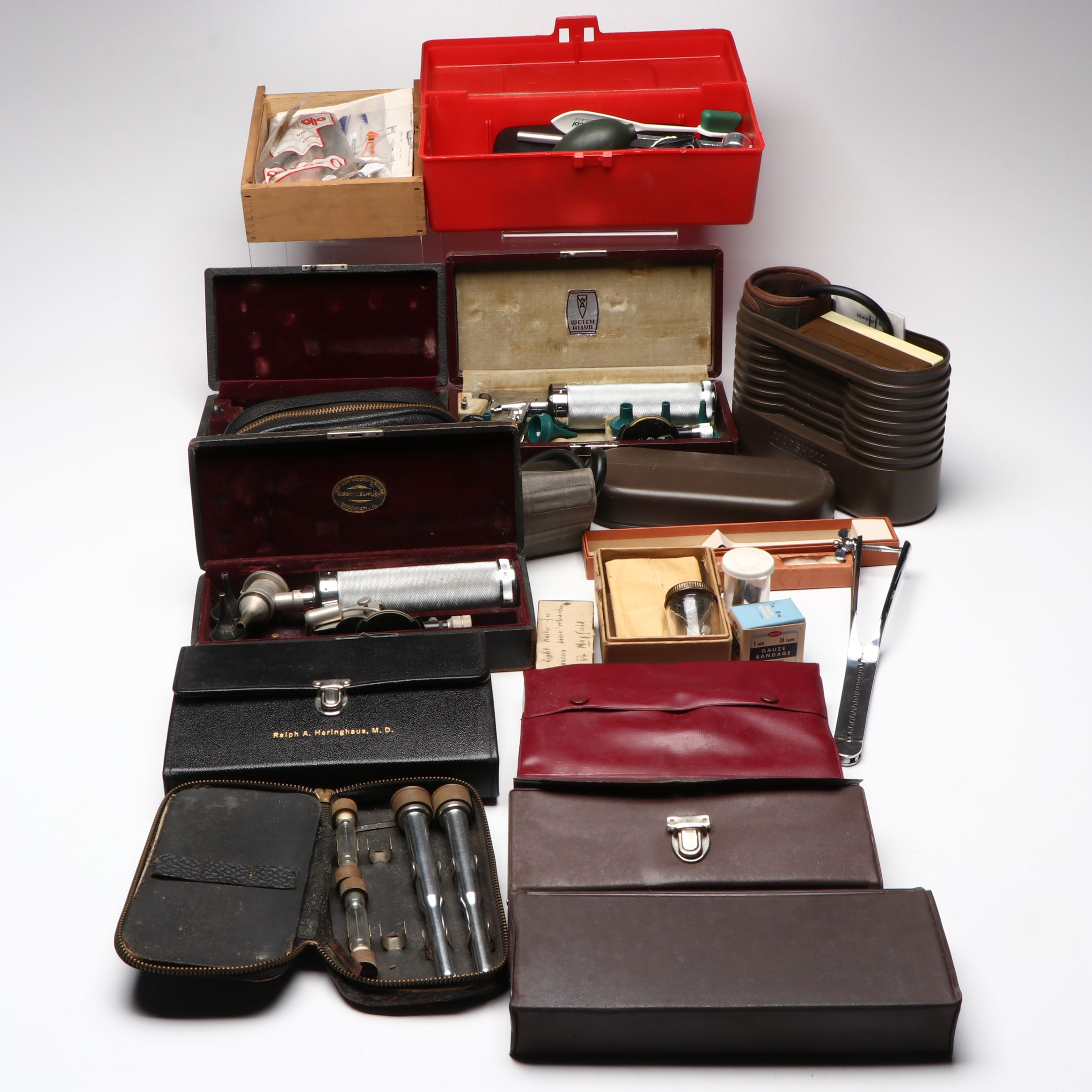 Marshall Electronic Blood Pressure Monitor with Case and More Medical Devices