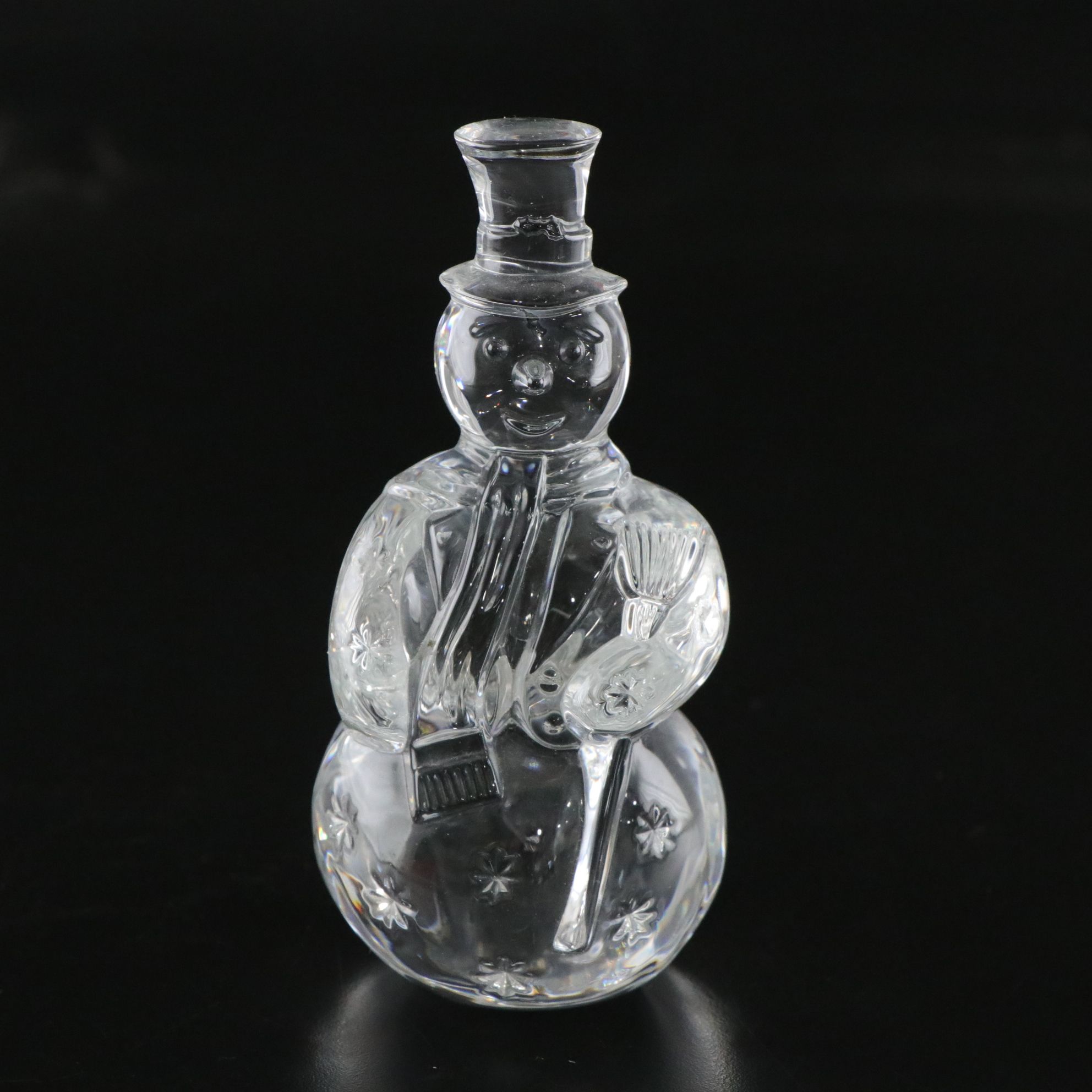 Waterford Crystal "Snowman" Paperweight