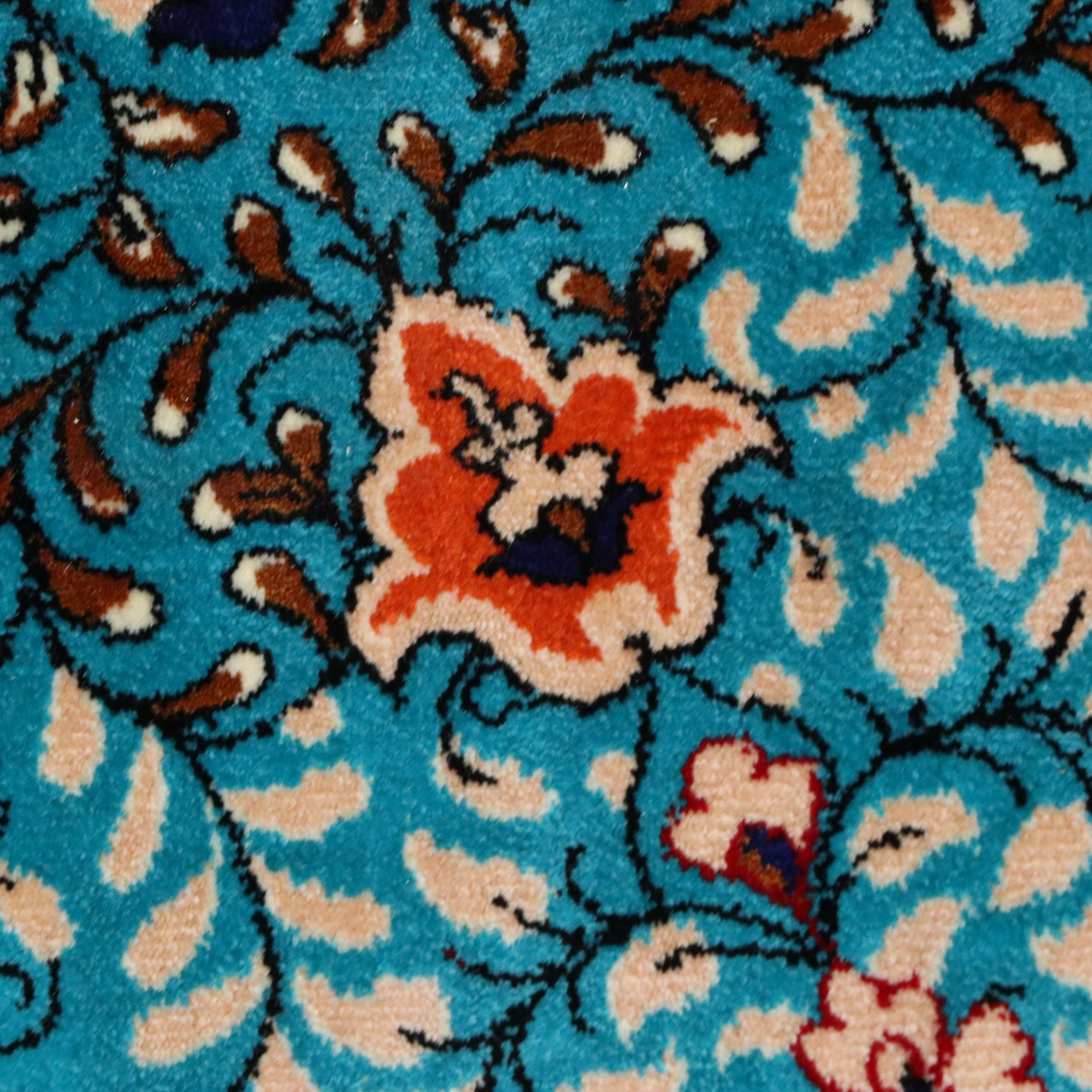 7'10 x 10'3 Machine Made Sino-Persian Qom Area Rug