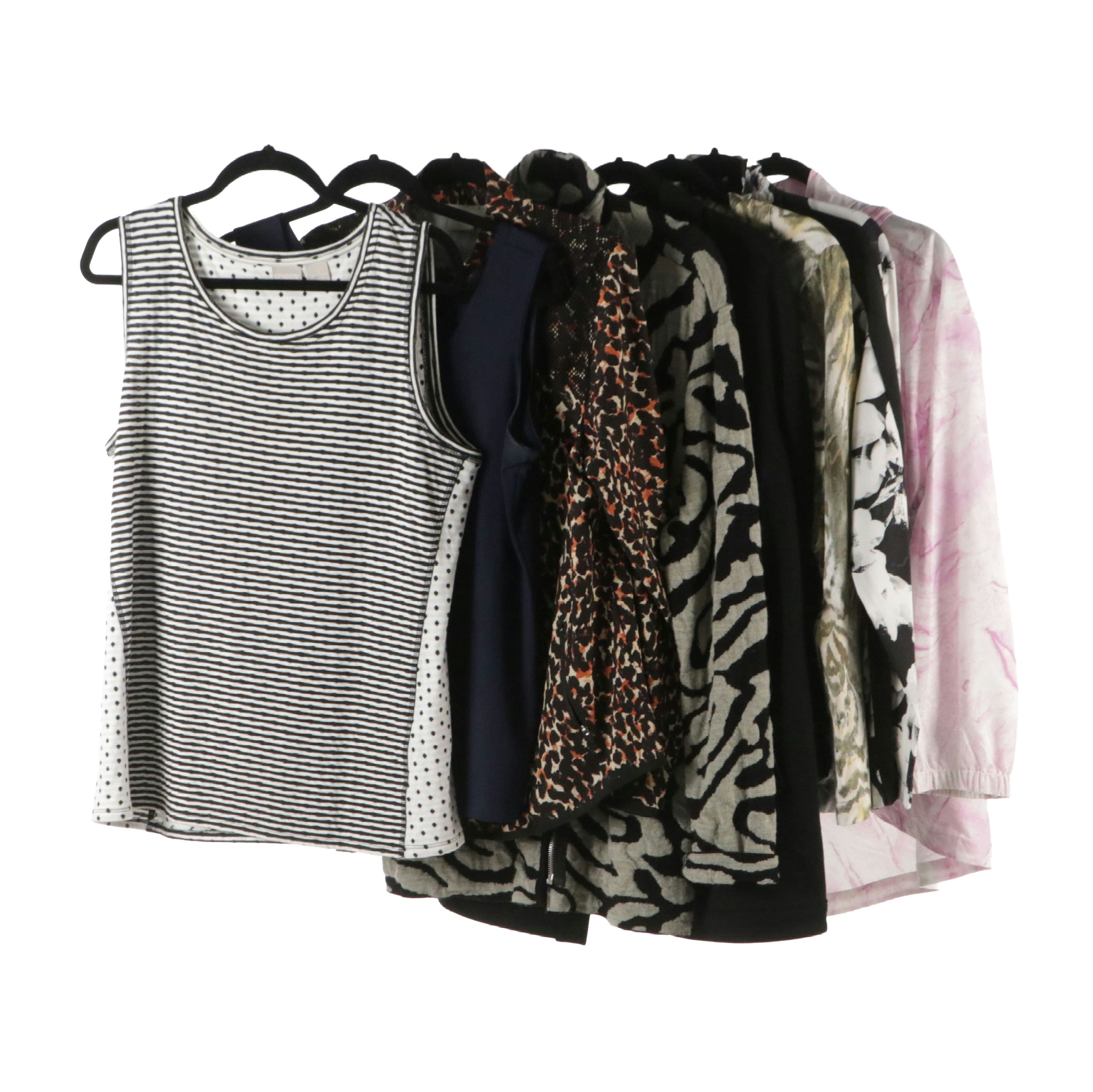 Chico's Jackets, Tank Tops, and Printed Nylon Active Jackets