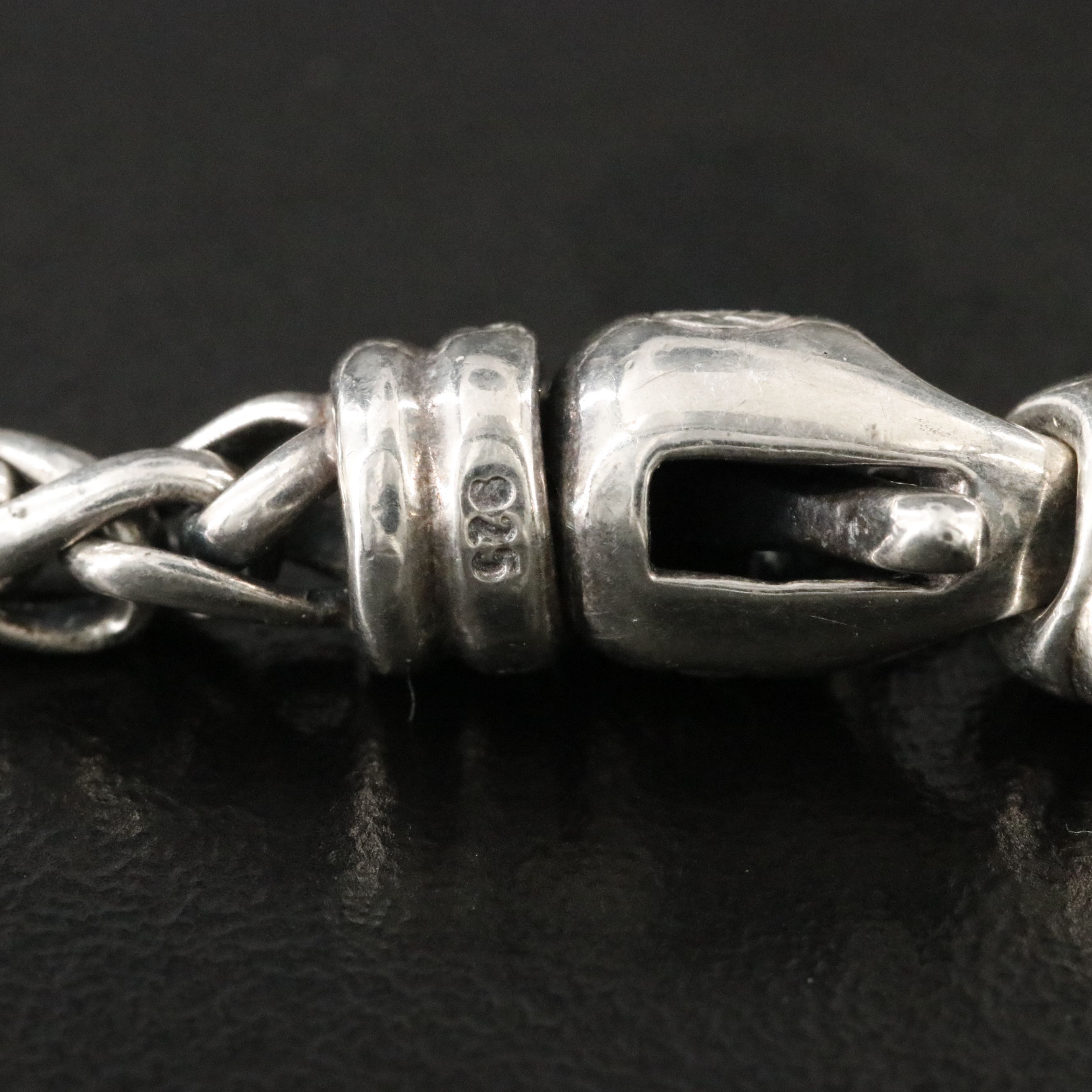 David Yurman Sterling Wheat Chain Necklace