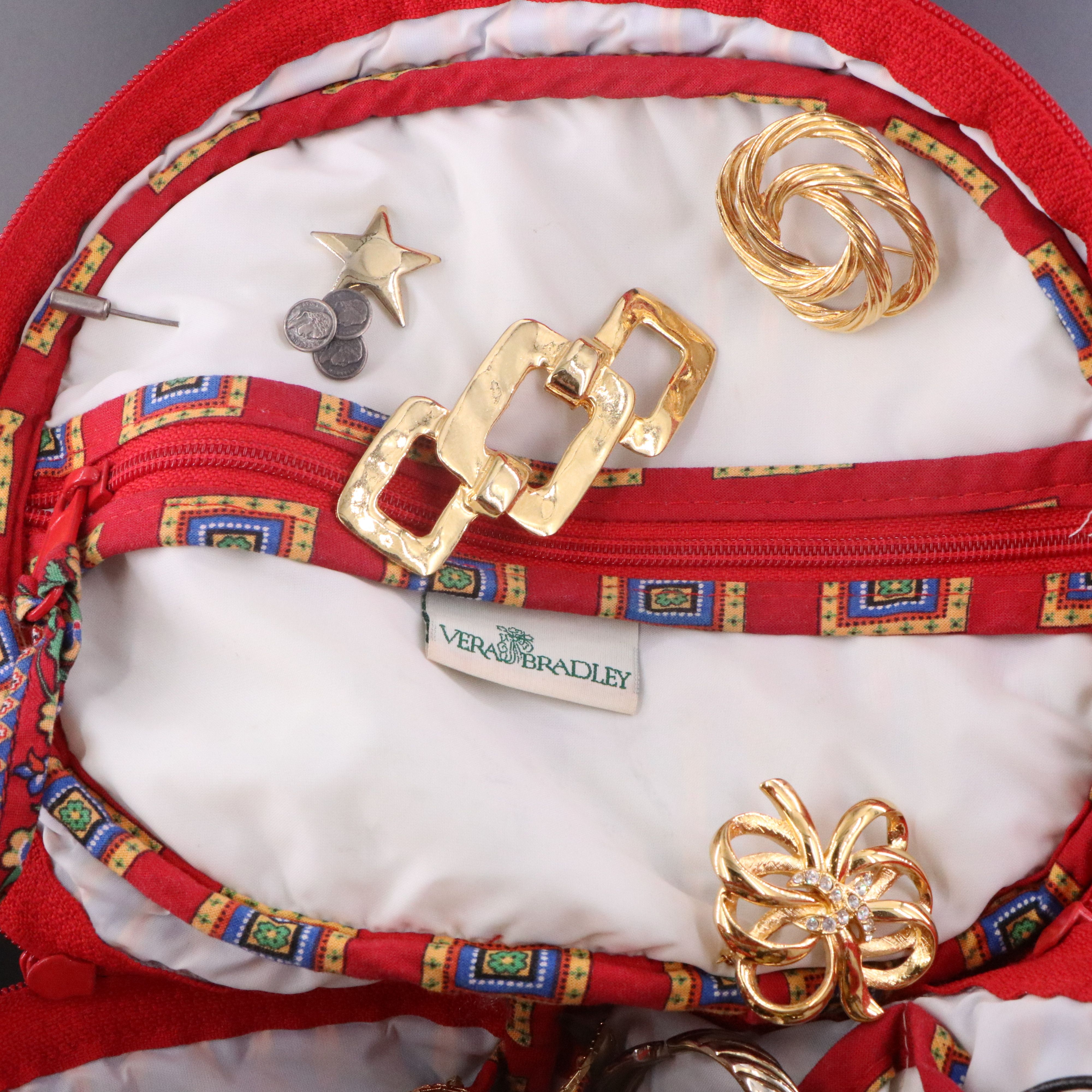 Uncommon Discoveries: Jewelry Collection in Vera Bradley Jewelry Case