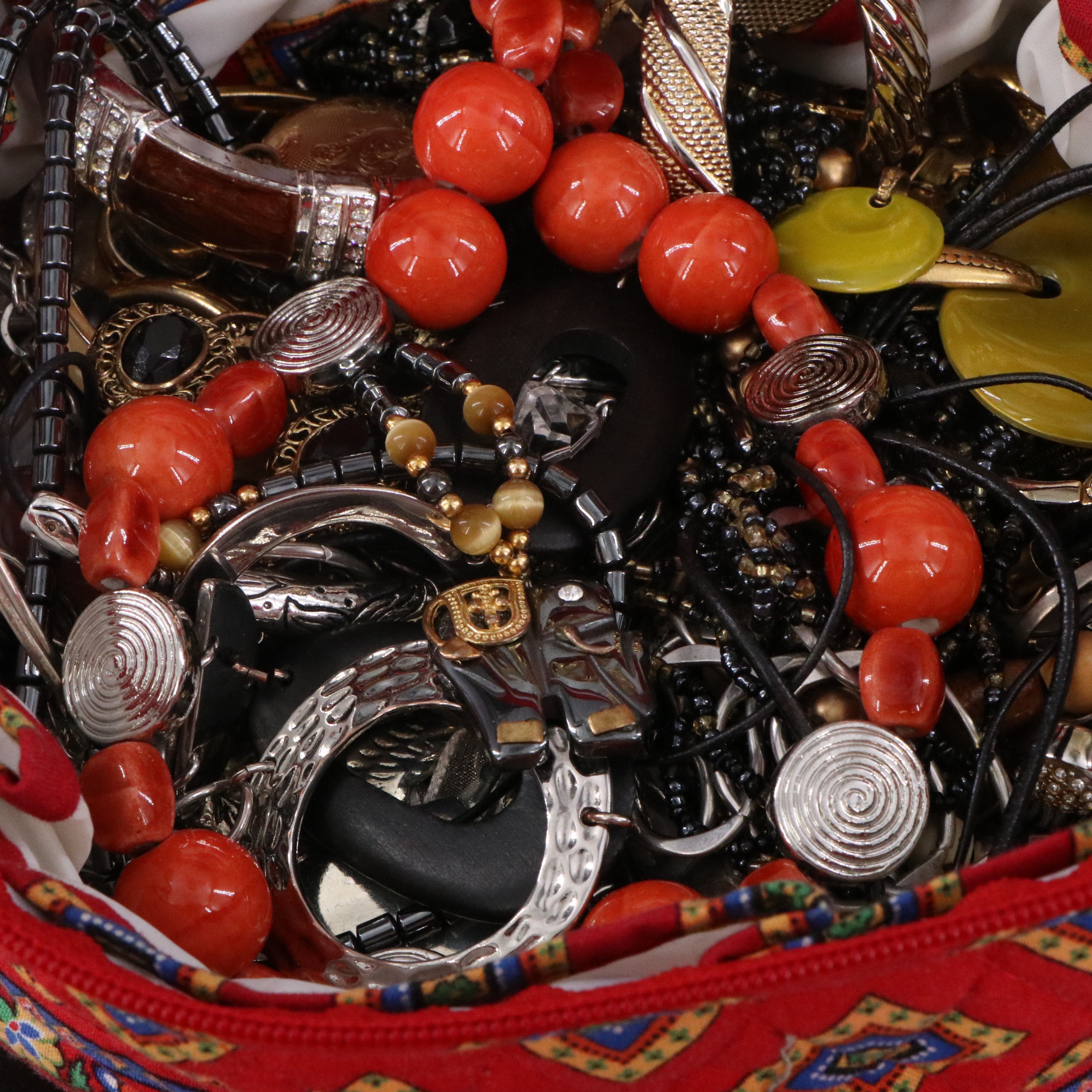 Uncommon Discoveries: Jewelry Collection in Vera Bradley Jewelry Case