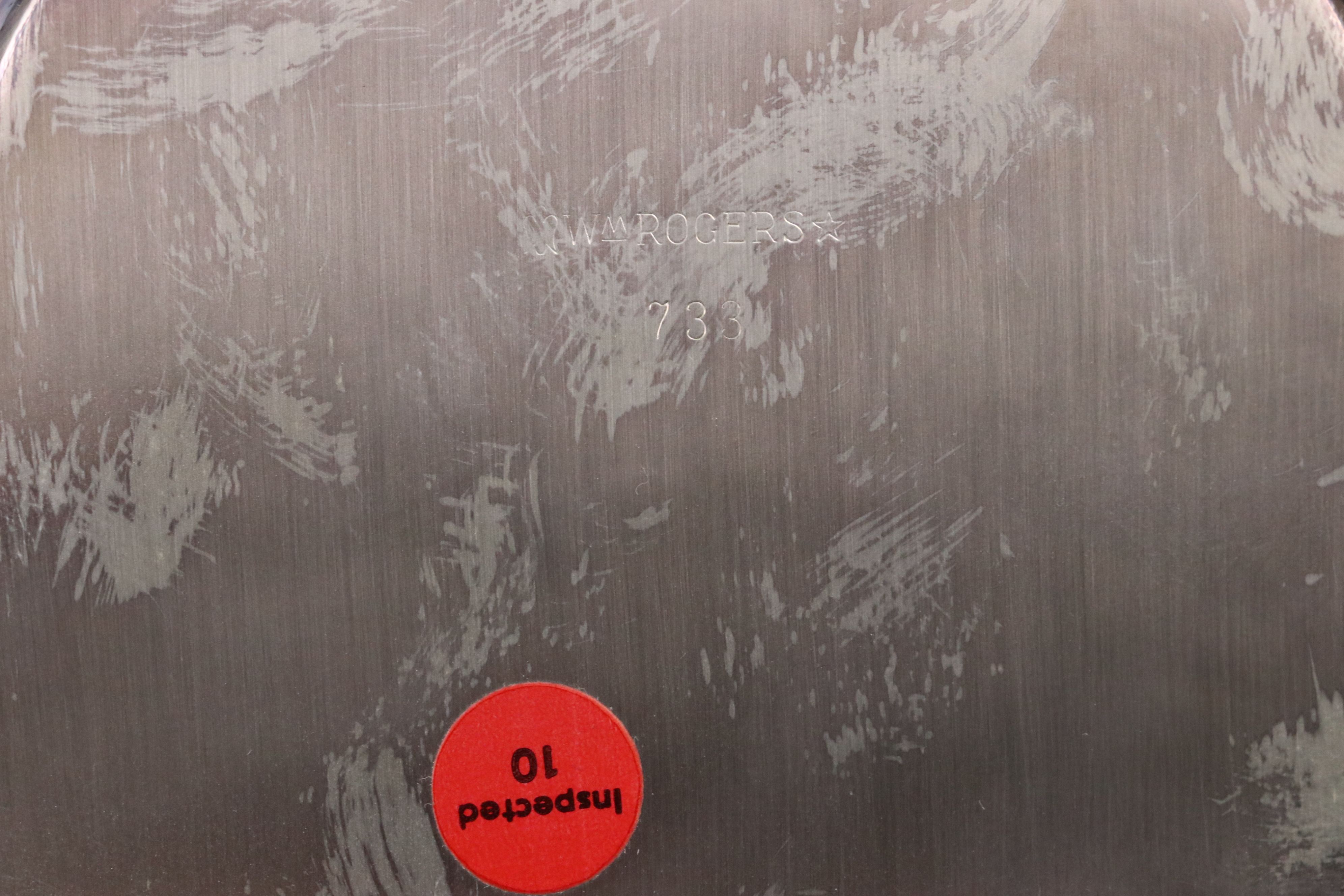 Wm. Rogers Silver Plate Creamer and Sugar Set with More Serveware