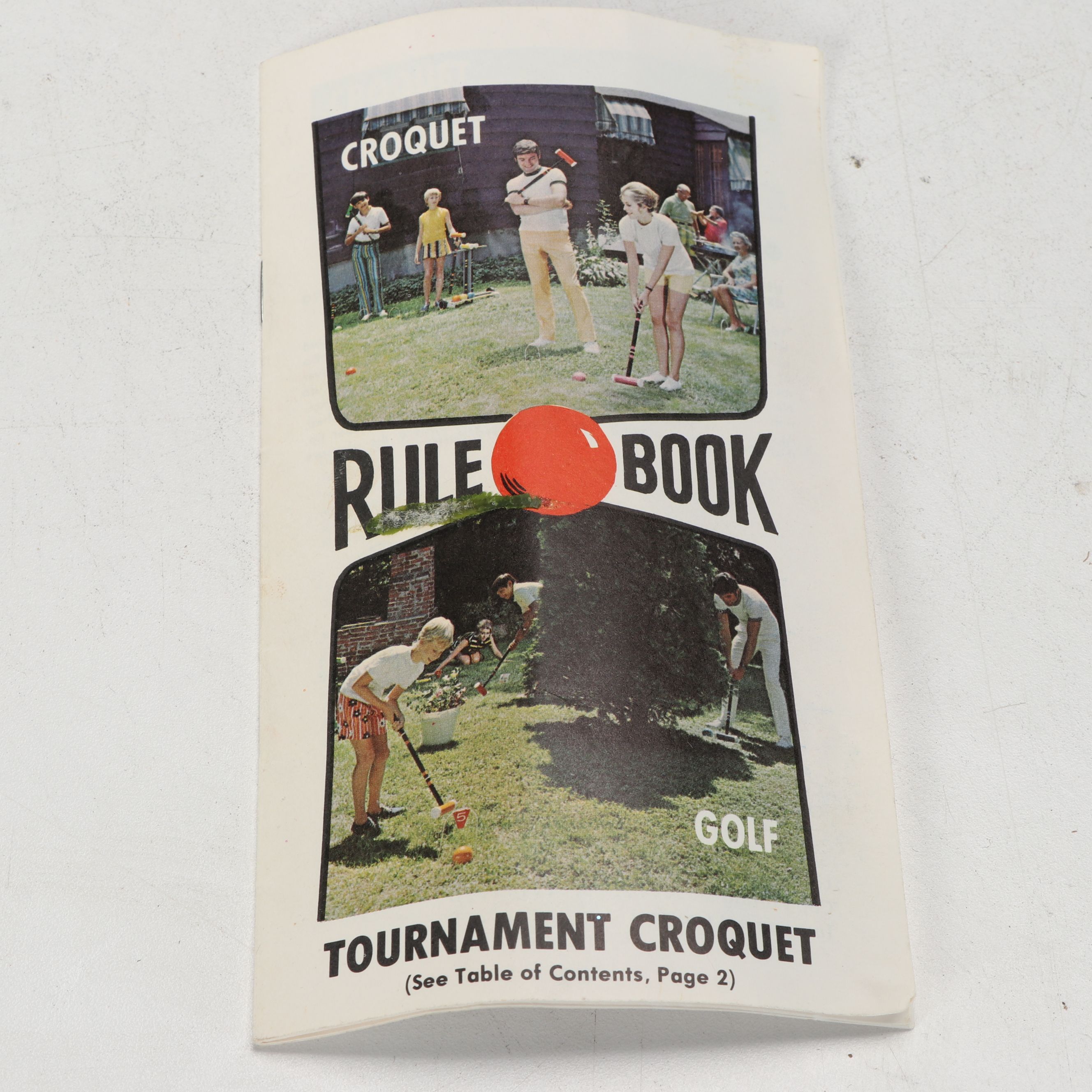 Vintage Wooden Croquet Set