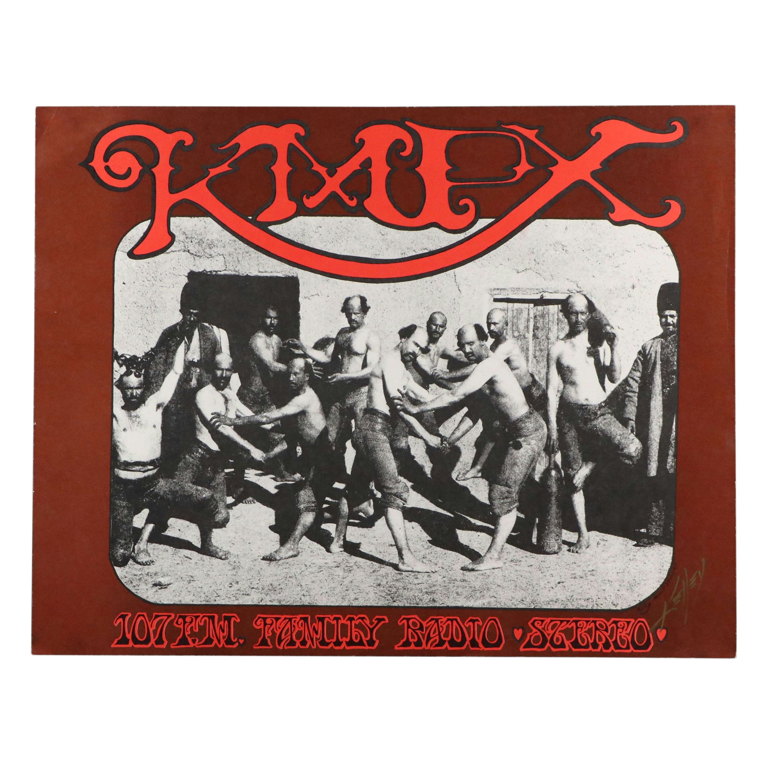 Stanley Mouse "KMPX - 107 FM Family Radio" Lithograph Concert Poster, 1967