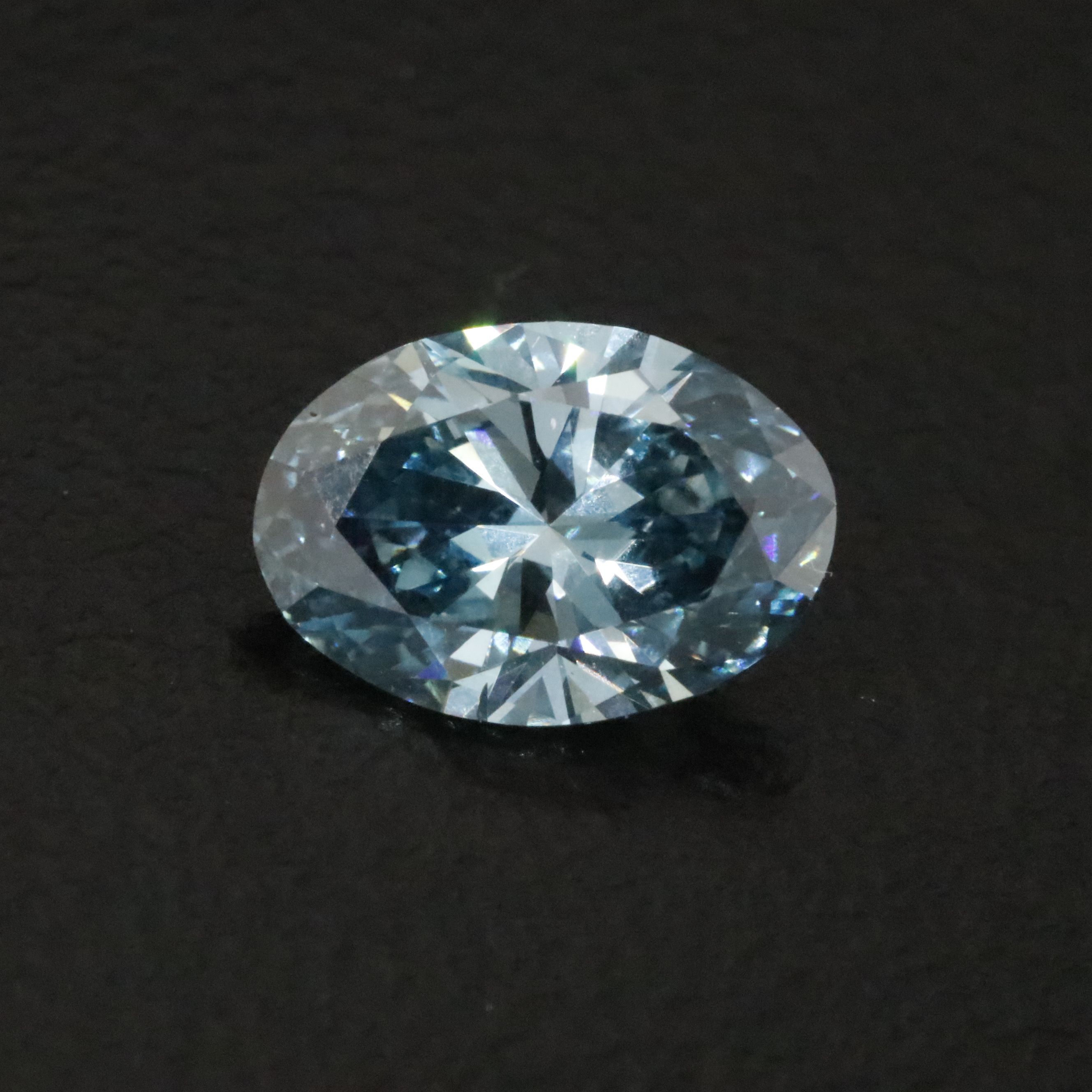 Loose 1.10 CT Lab Grown Fancy Blue Diamond