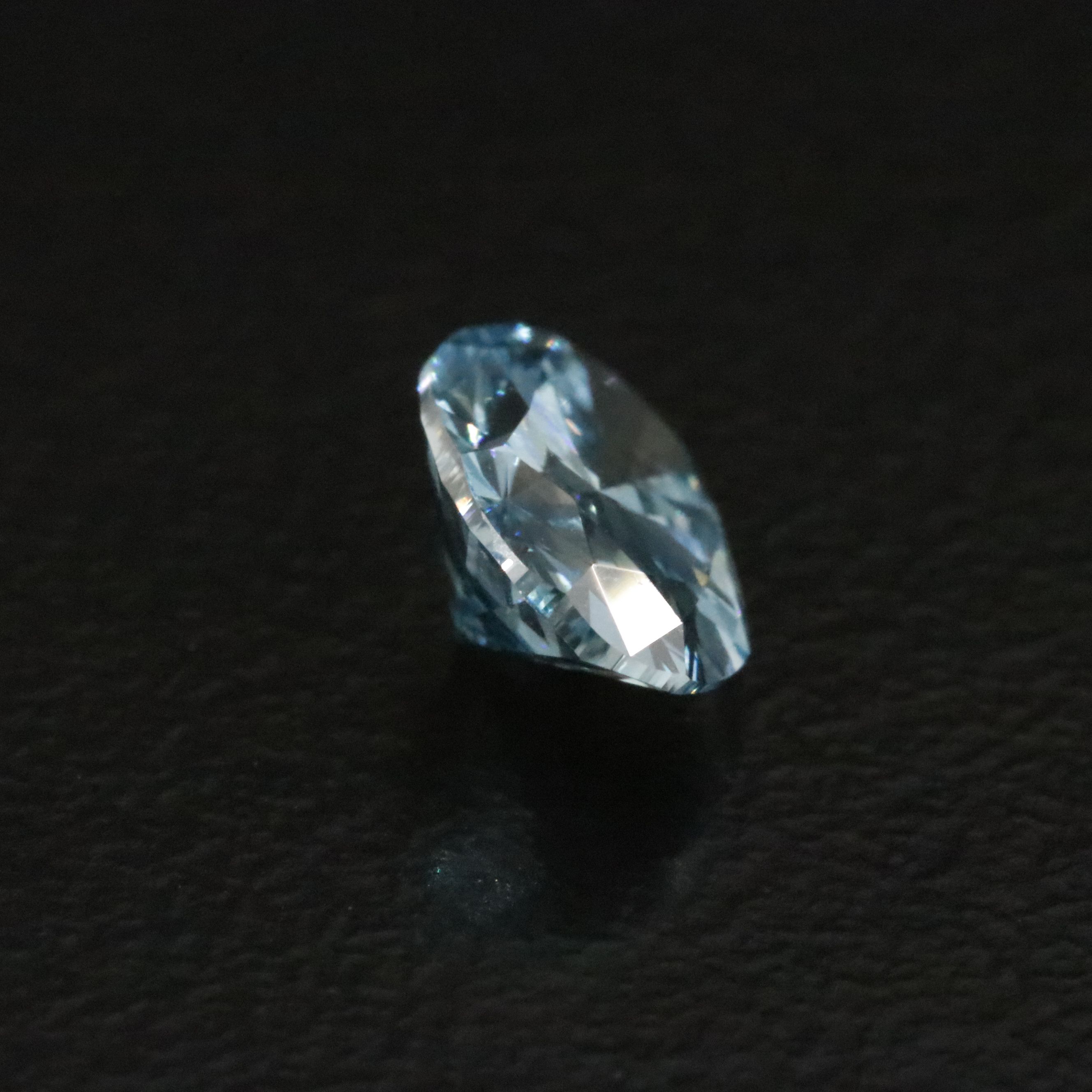 Loose 1.10 CT Lab Grown Fancy Blue Diamond