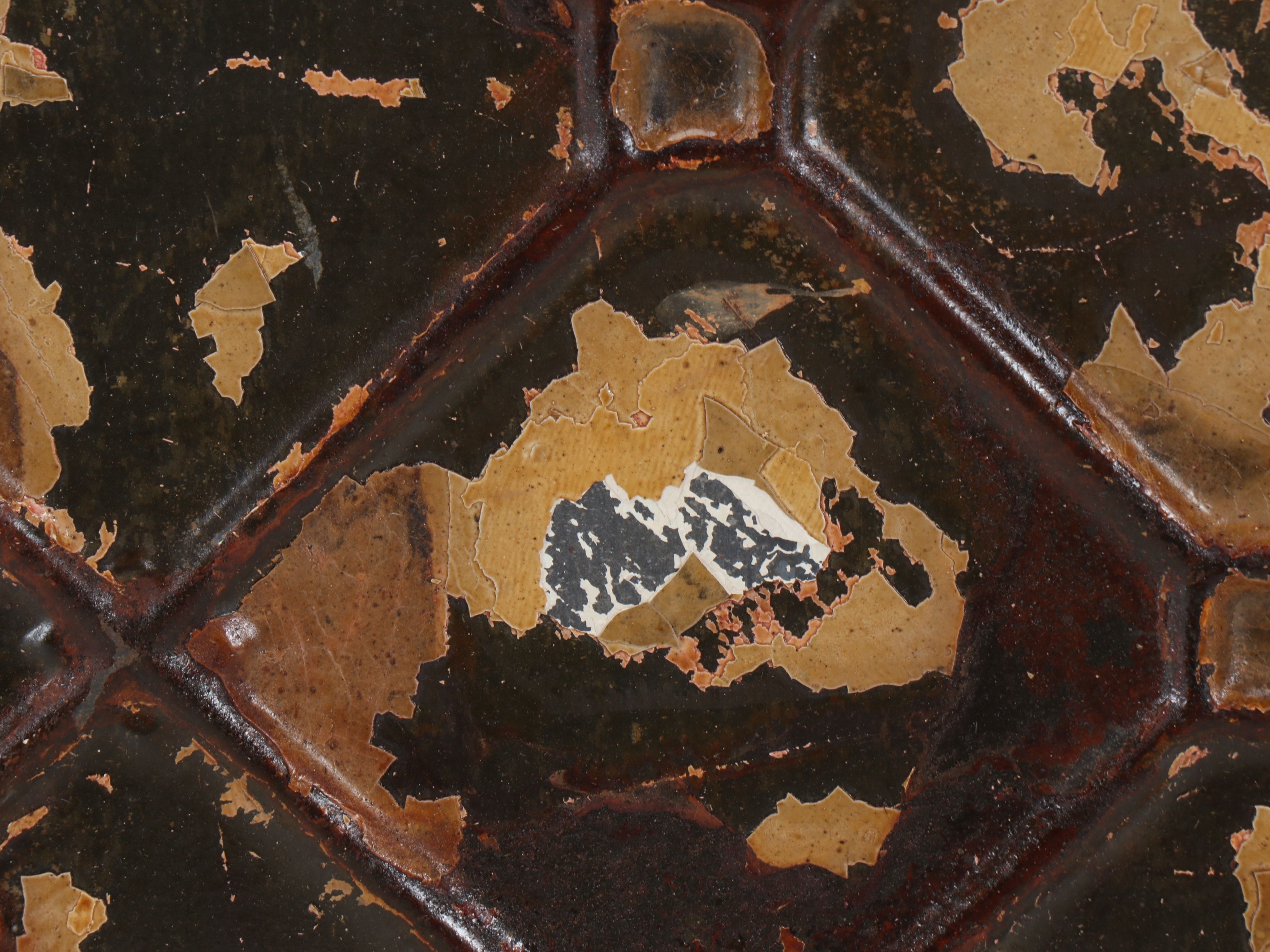 Filigree Motif Metal Tile and Floral Motif Metal Tile