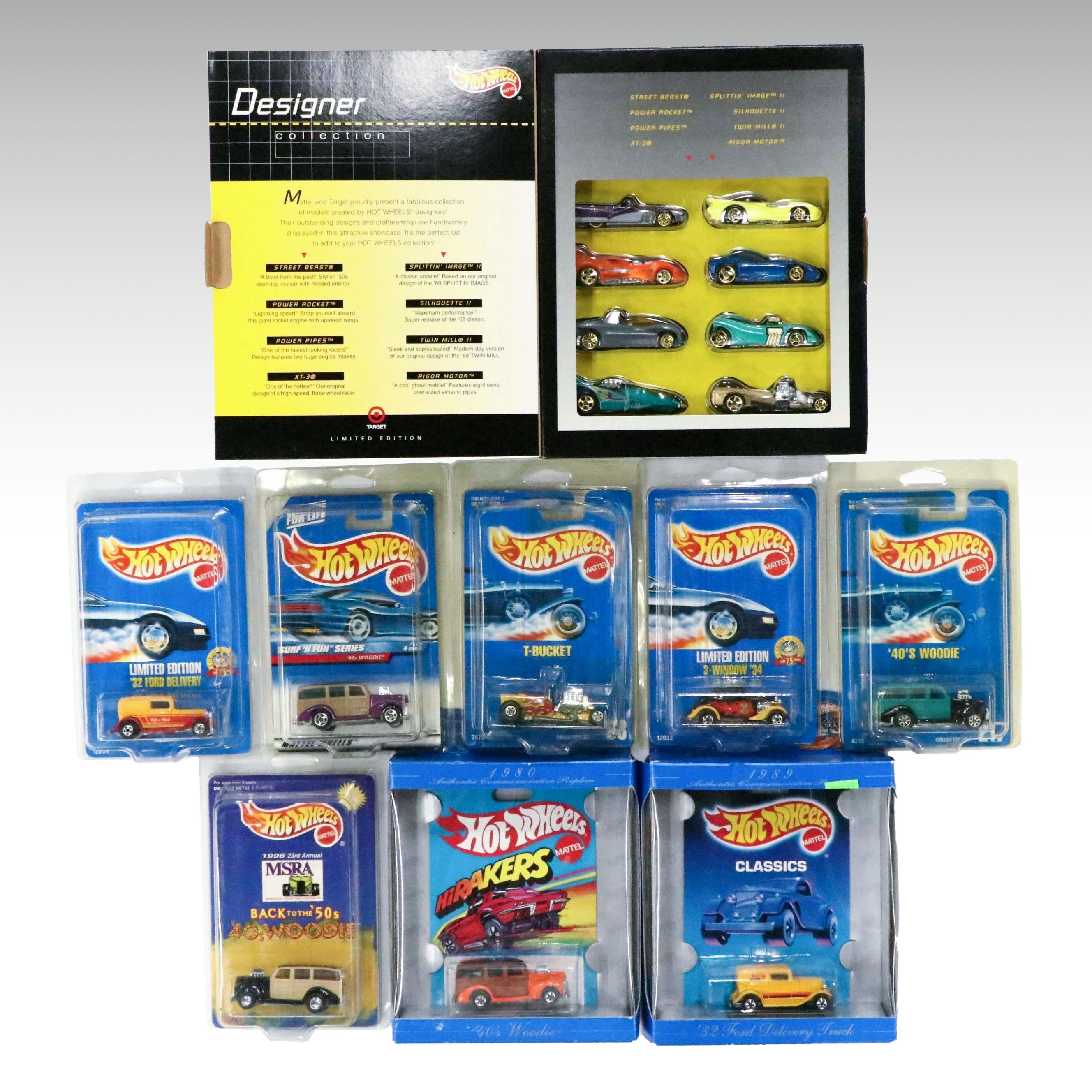 Hot Wheels "Designer Collection" and More Toy Cars, 1990s