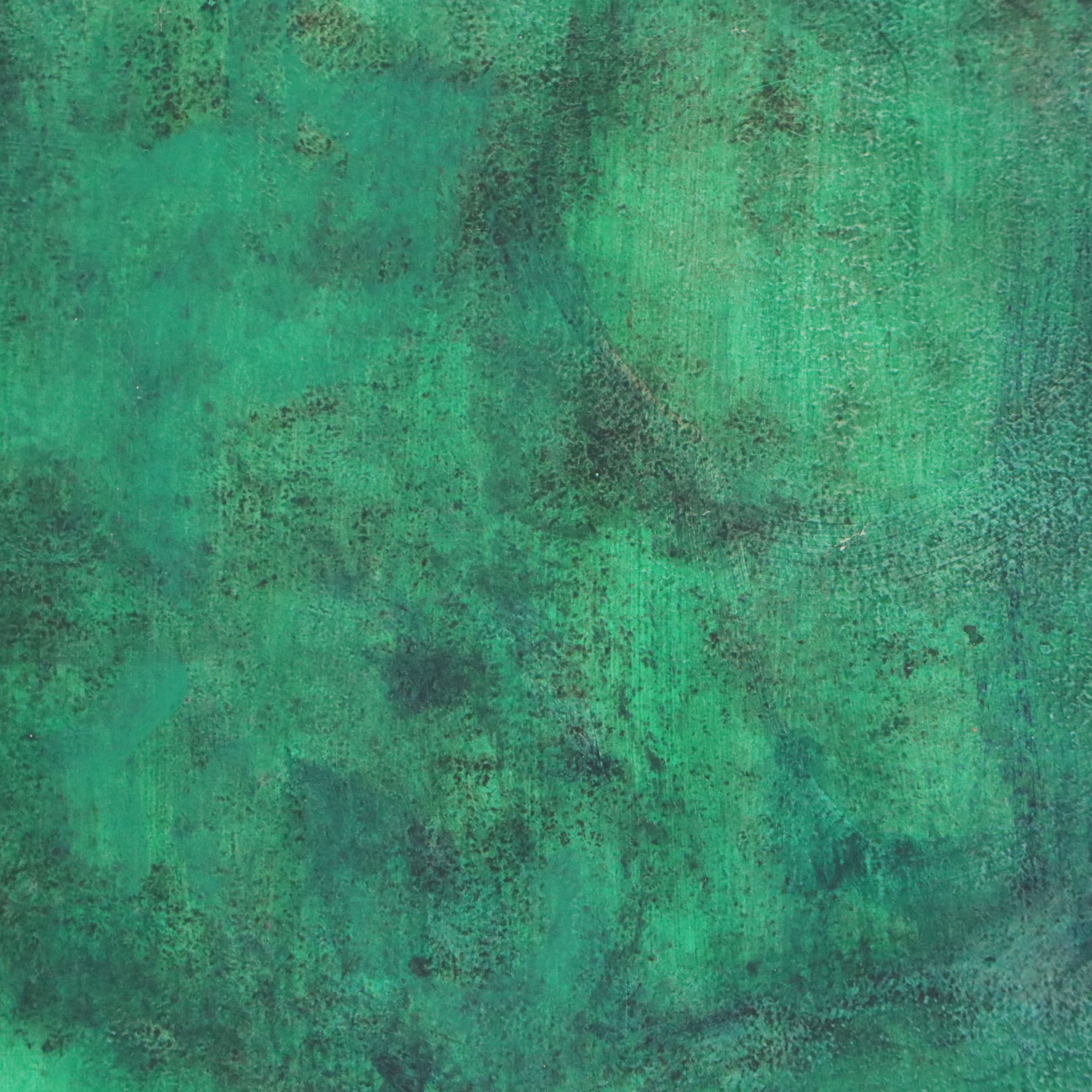 Shane Sweeney Oil Painting of Face of Buddha, 2001