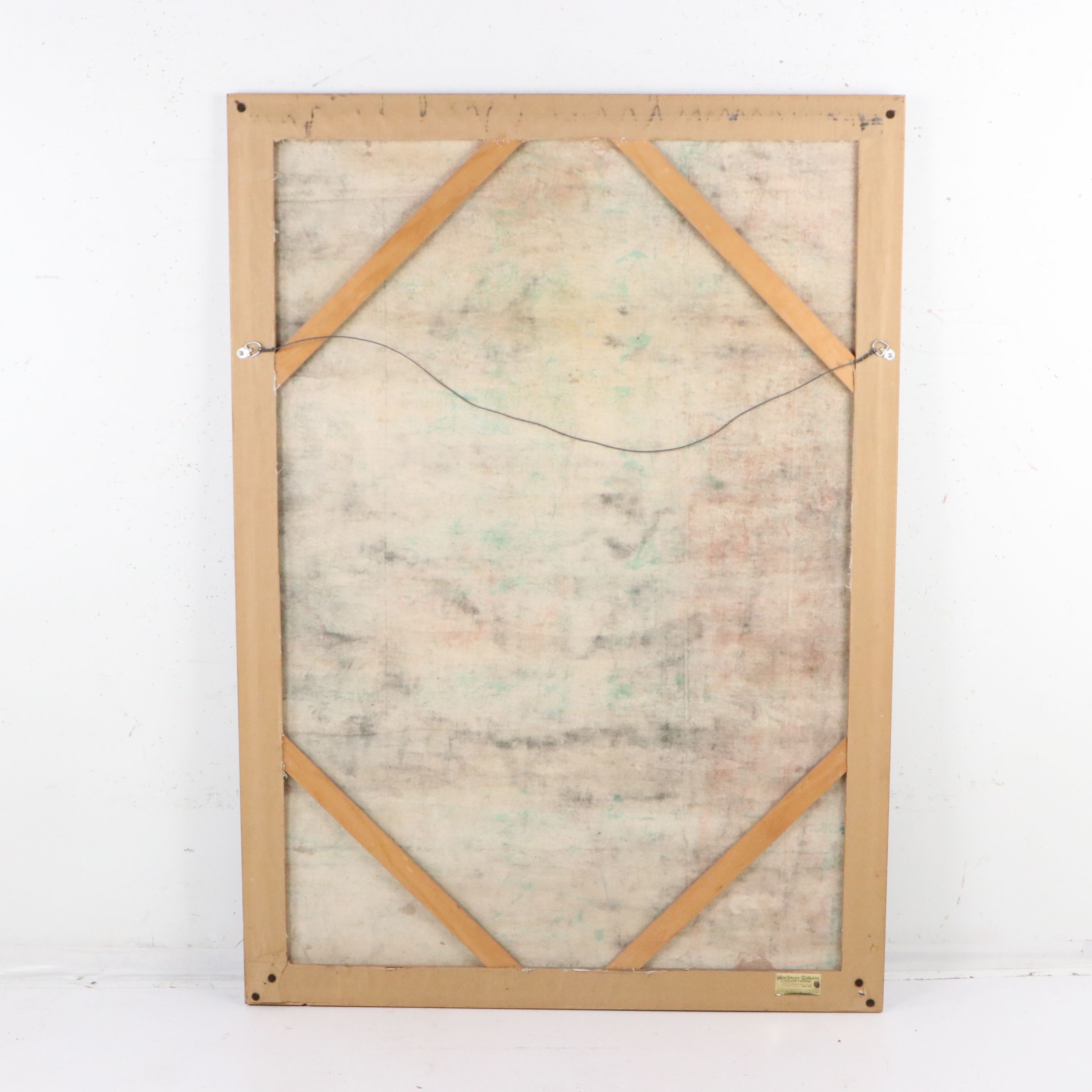 Shane Sweeney Oil Painting of Face of Buddha, 2001