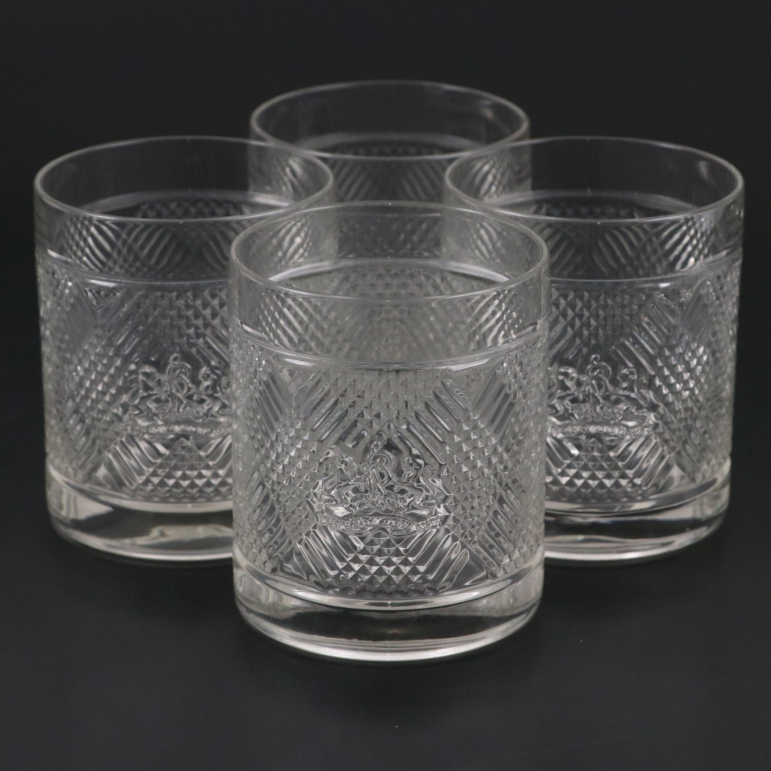 Ralph Lauren "Safari" Crystal Double Old Fashioned Glasses