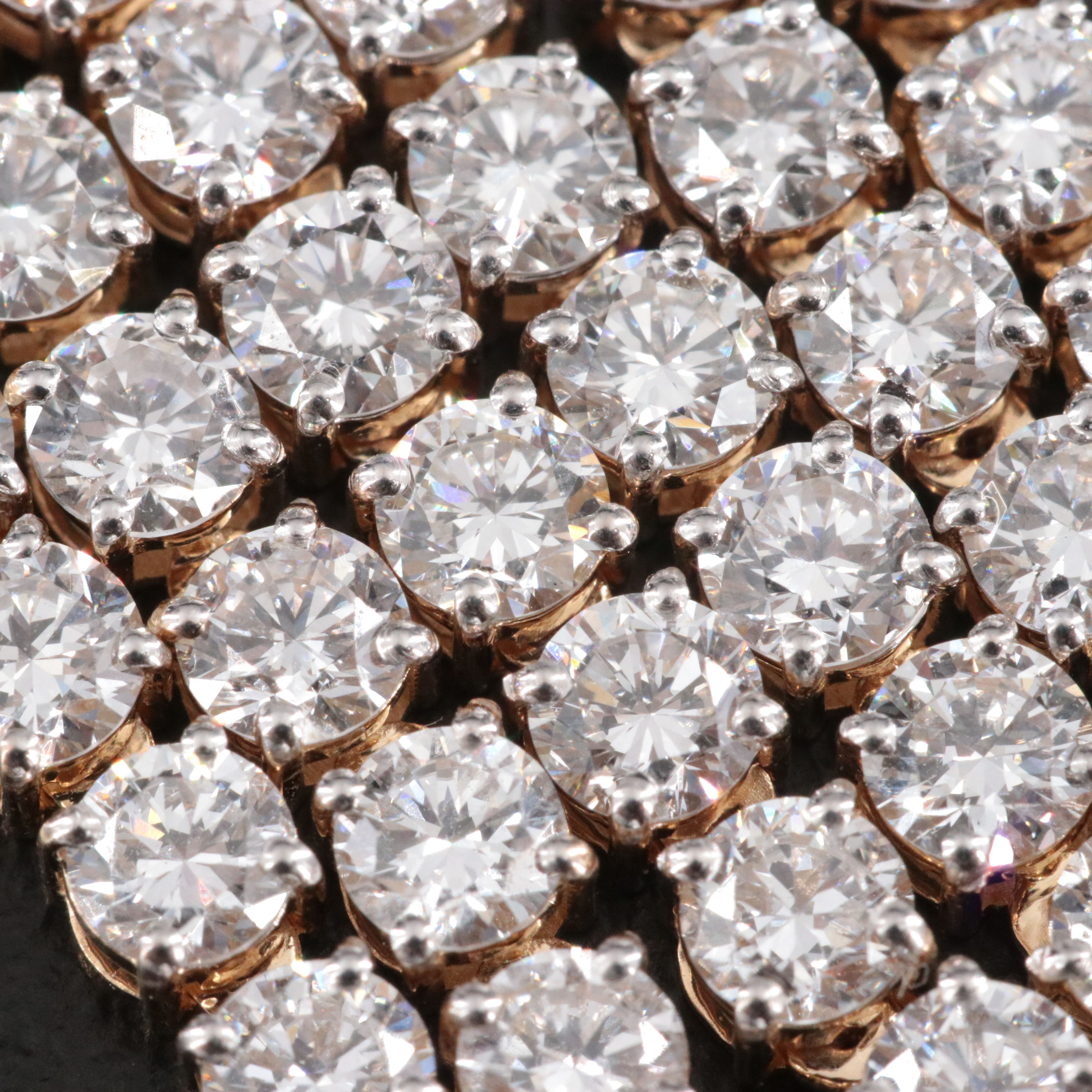 14K 16.58 CTW Lab Grown Diamond Line Necklace