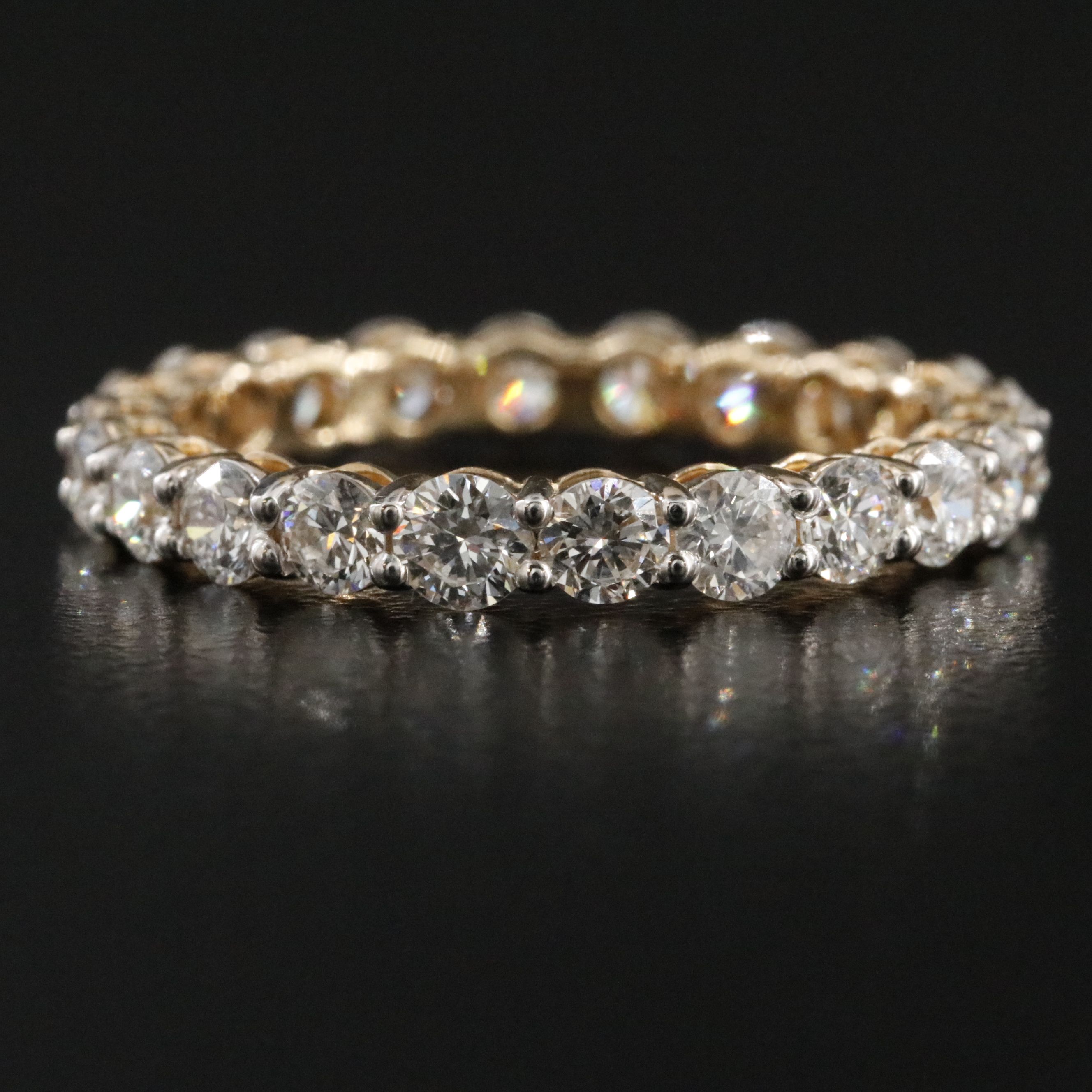 14K 1.97 CWT Lab Grown Diamond Eternity Band