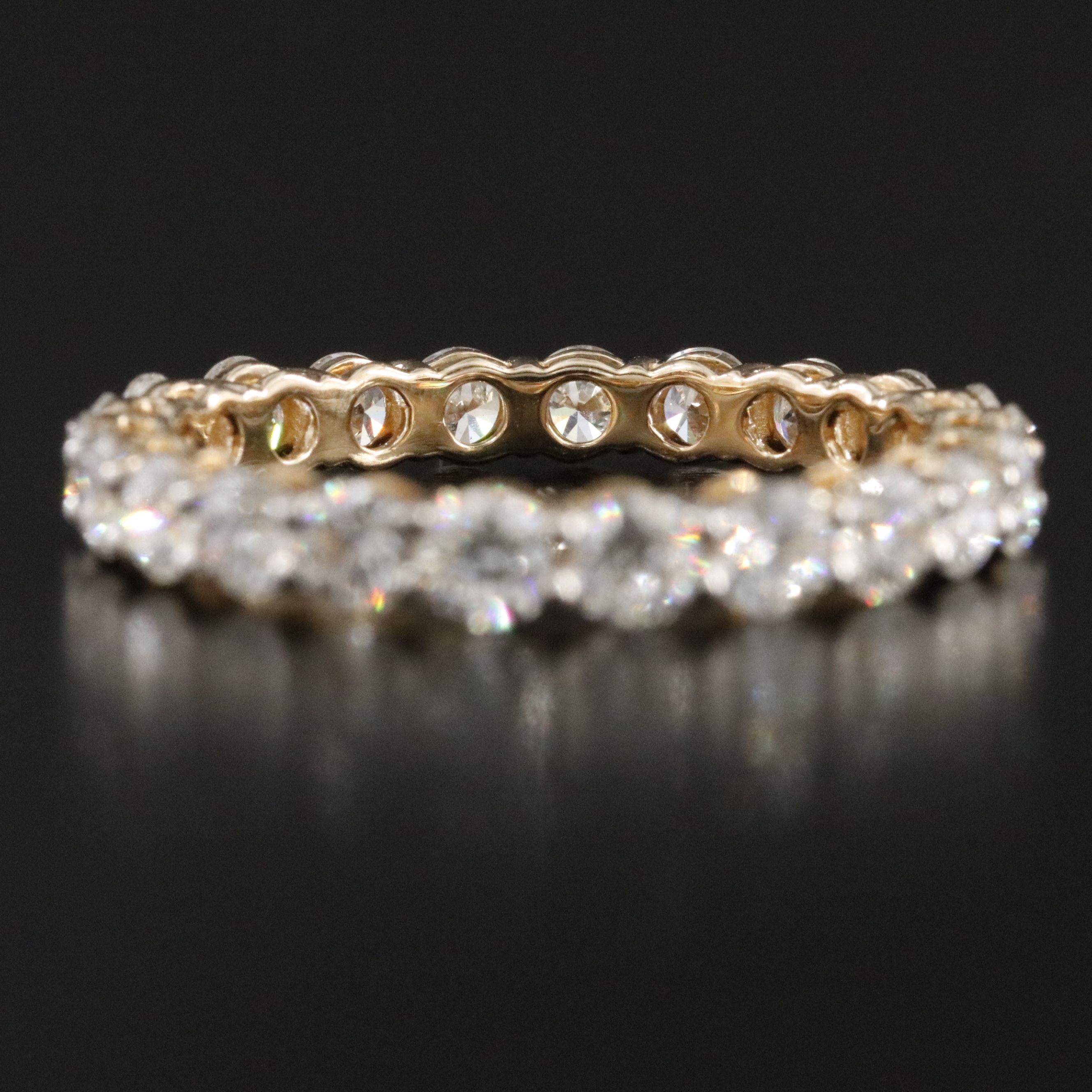 14K 1.97 CWT Lab Grown Diamond Eternity Band