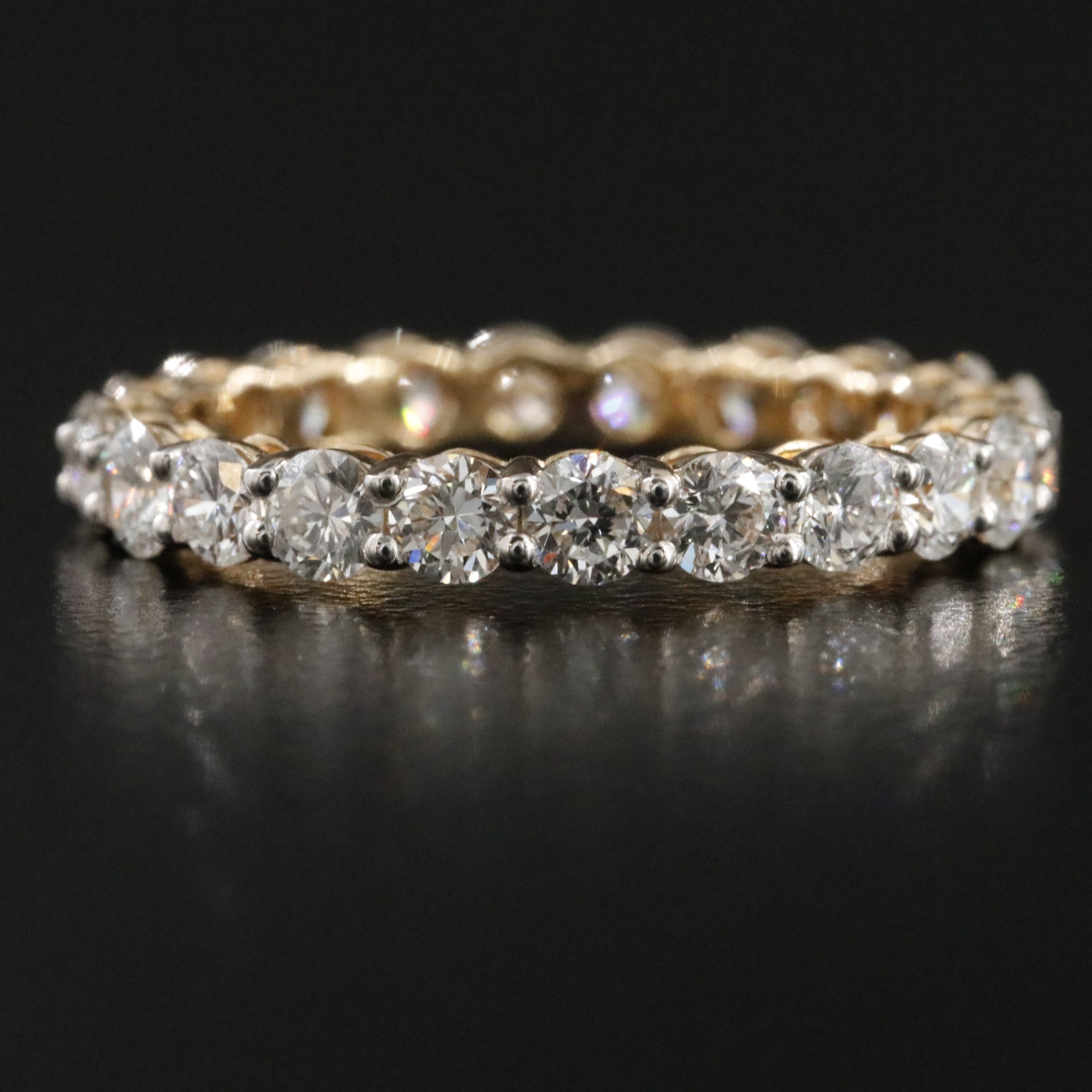 14K 1.97 CWT Lab Grown Diamond Eternity Band