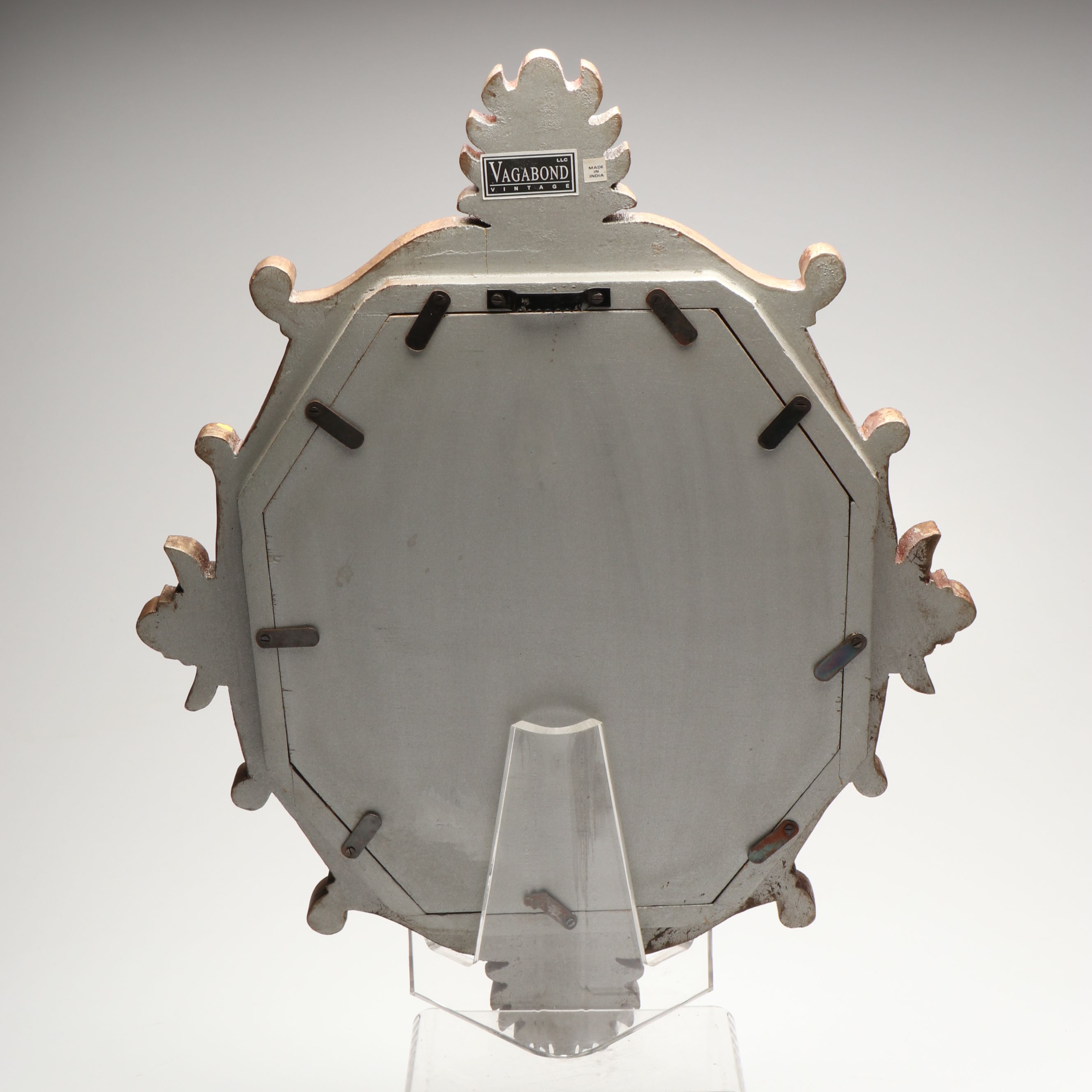 Vagabond Vintage Antiqued Finish Giltwood Wall Mirrors