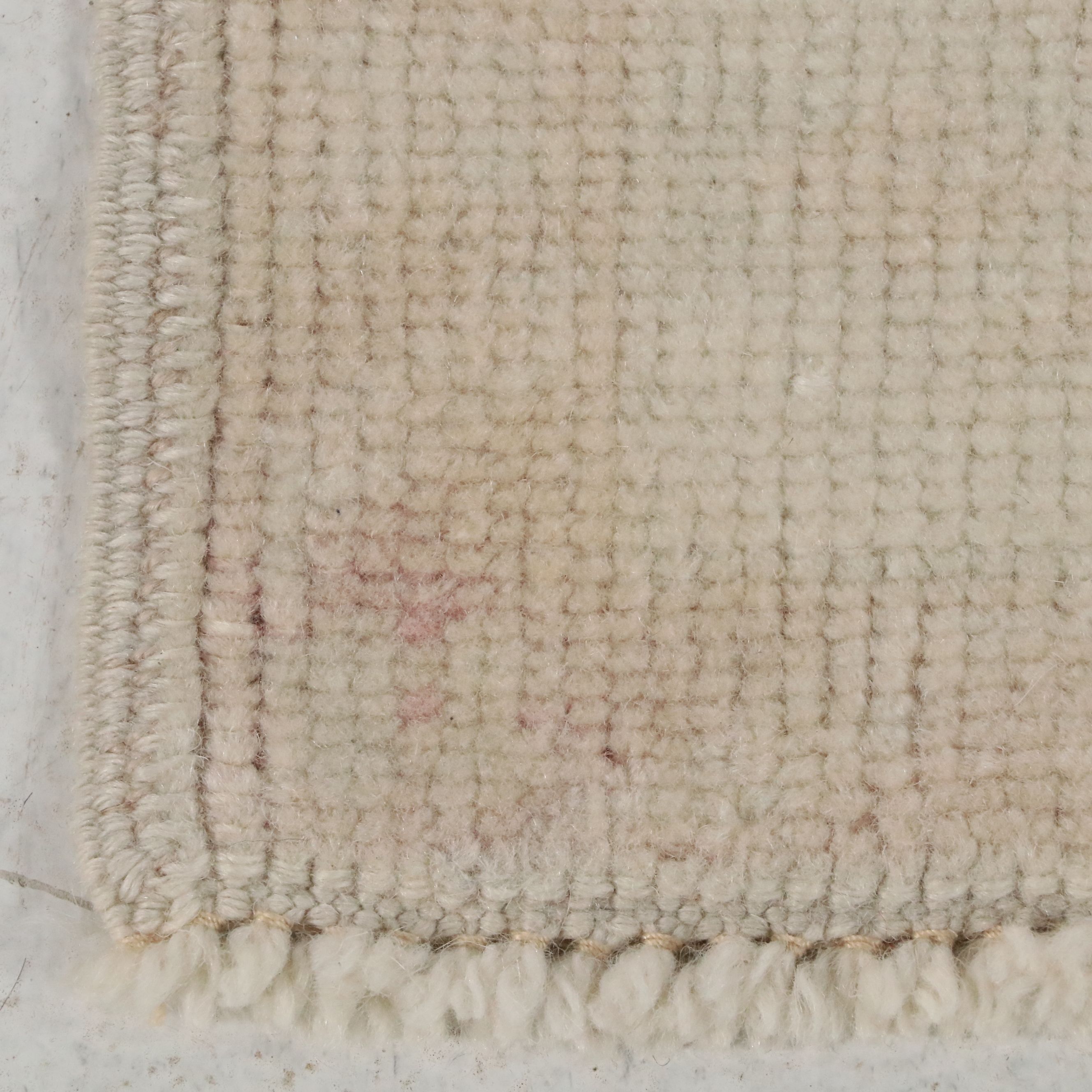 4'5 x 5'5 Hand-Knotted Turkish Oushak Area Rug