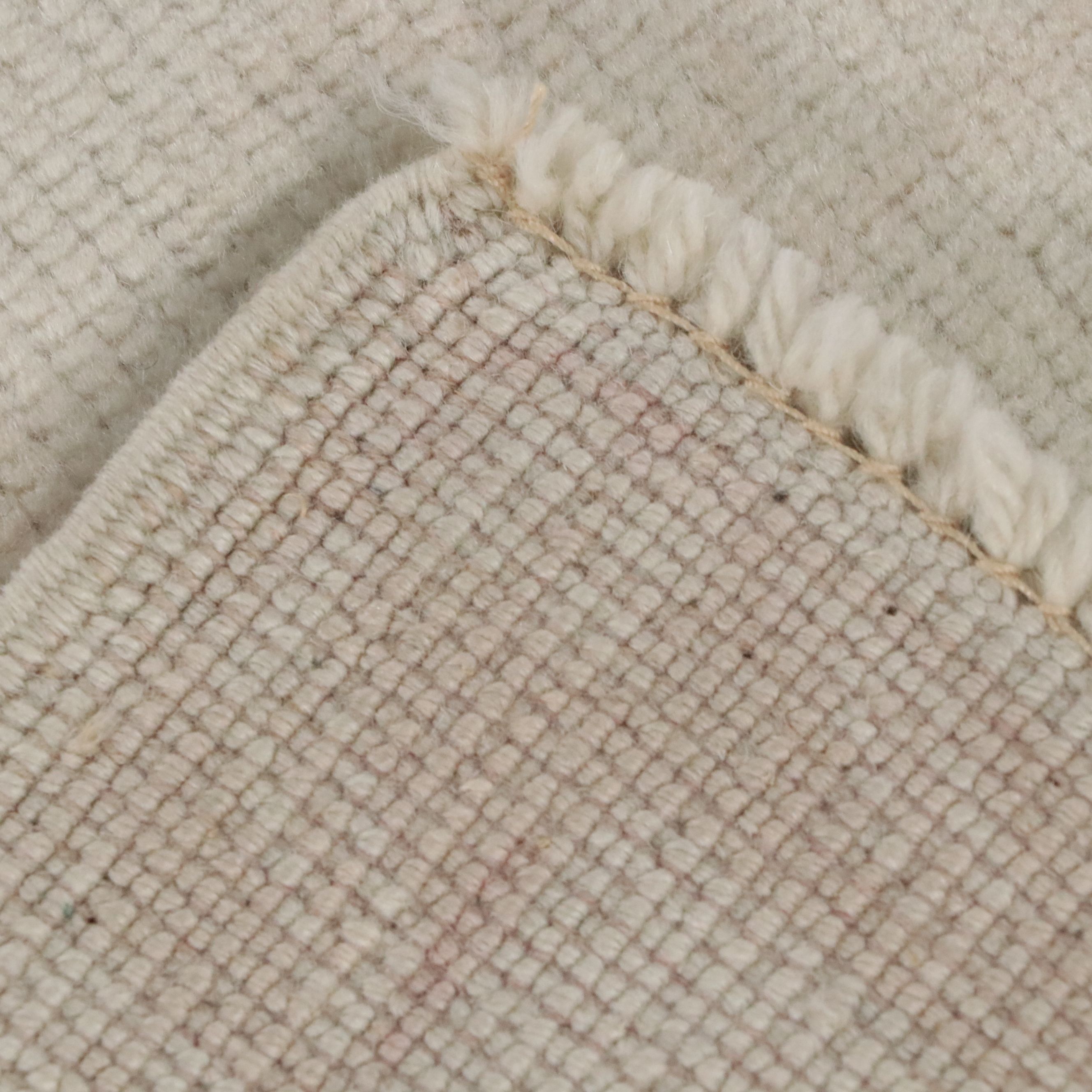 4'5 x 5'5 Hand-Knotted Turkish Oushak Area Rug