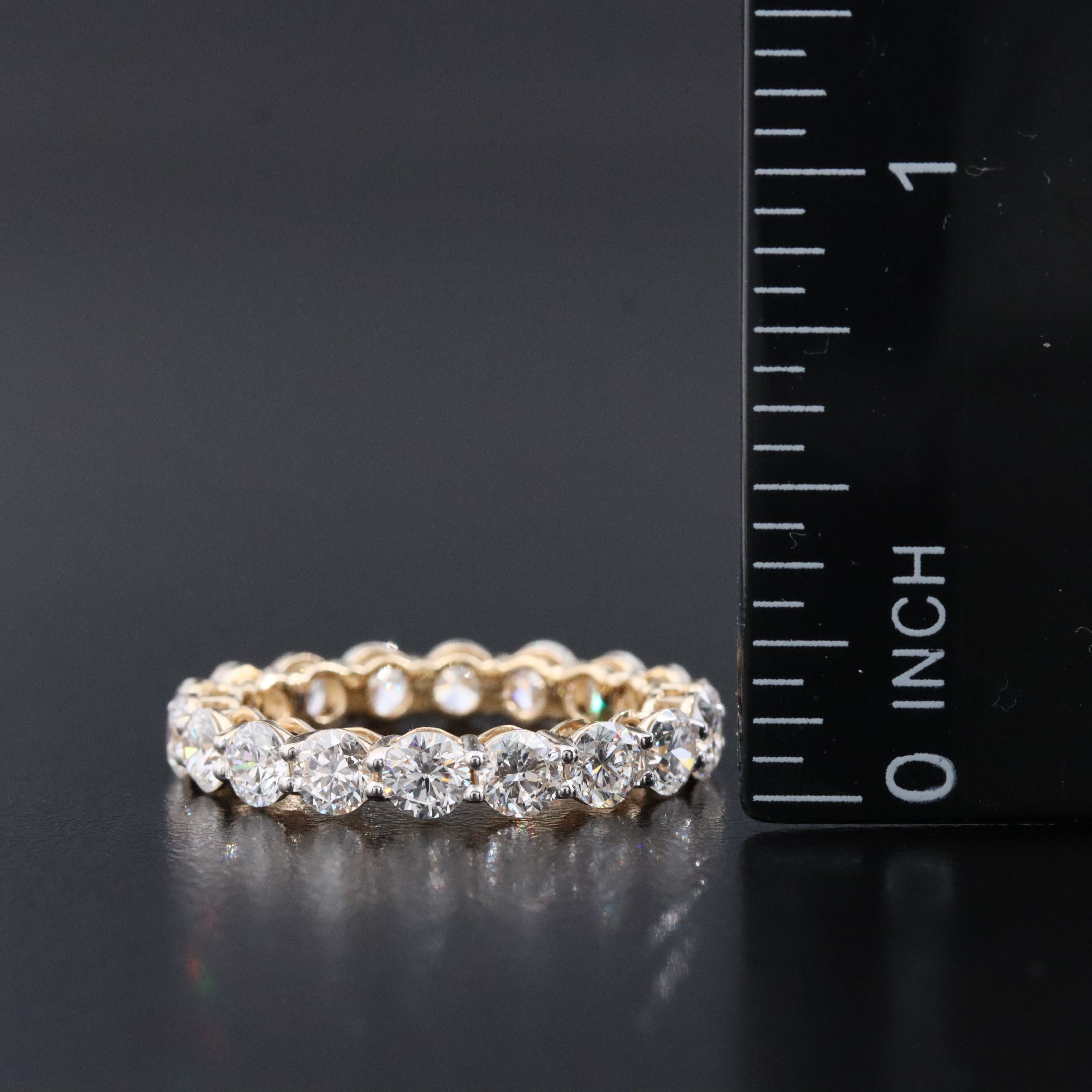 14K 3.28 CTW Lab Grown Diamond Eternity Band