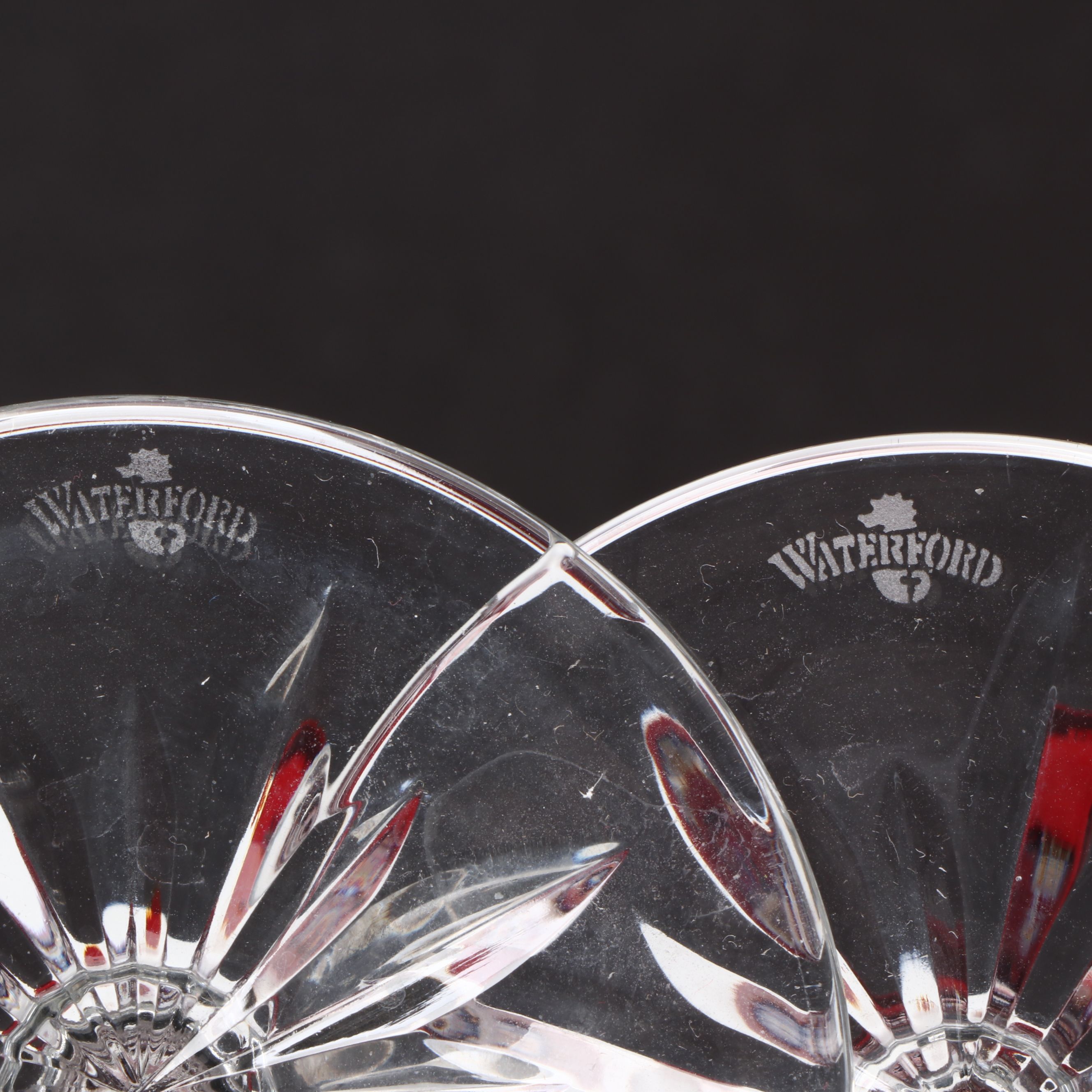 Waterford Crystal "Shelton" Bowl with "Snowflake Wishes" Fluted Champagnes