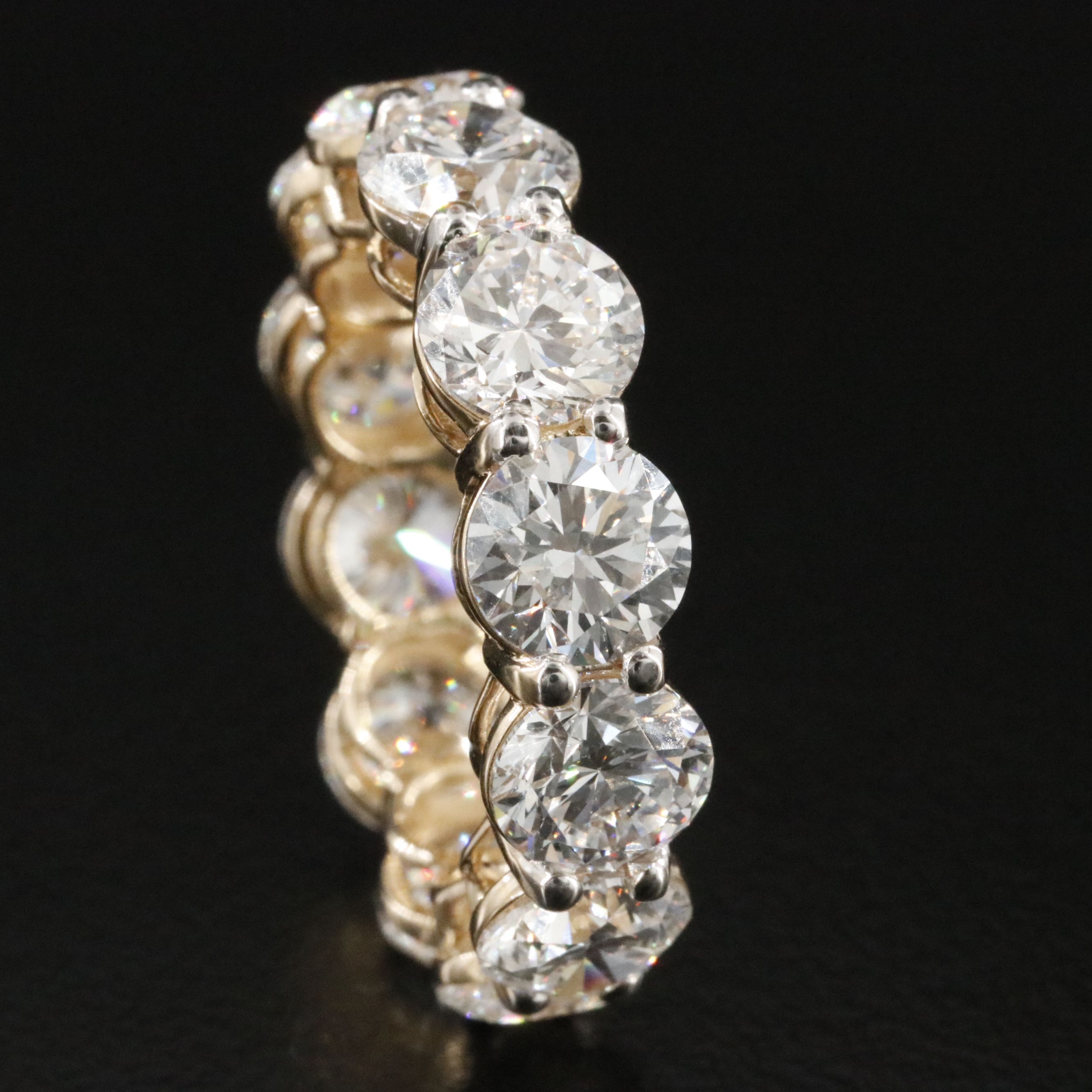 14K 9.54 CTW Lab Grown Diamond Eternity Band