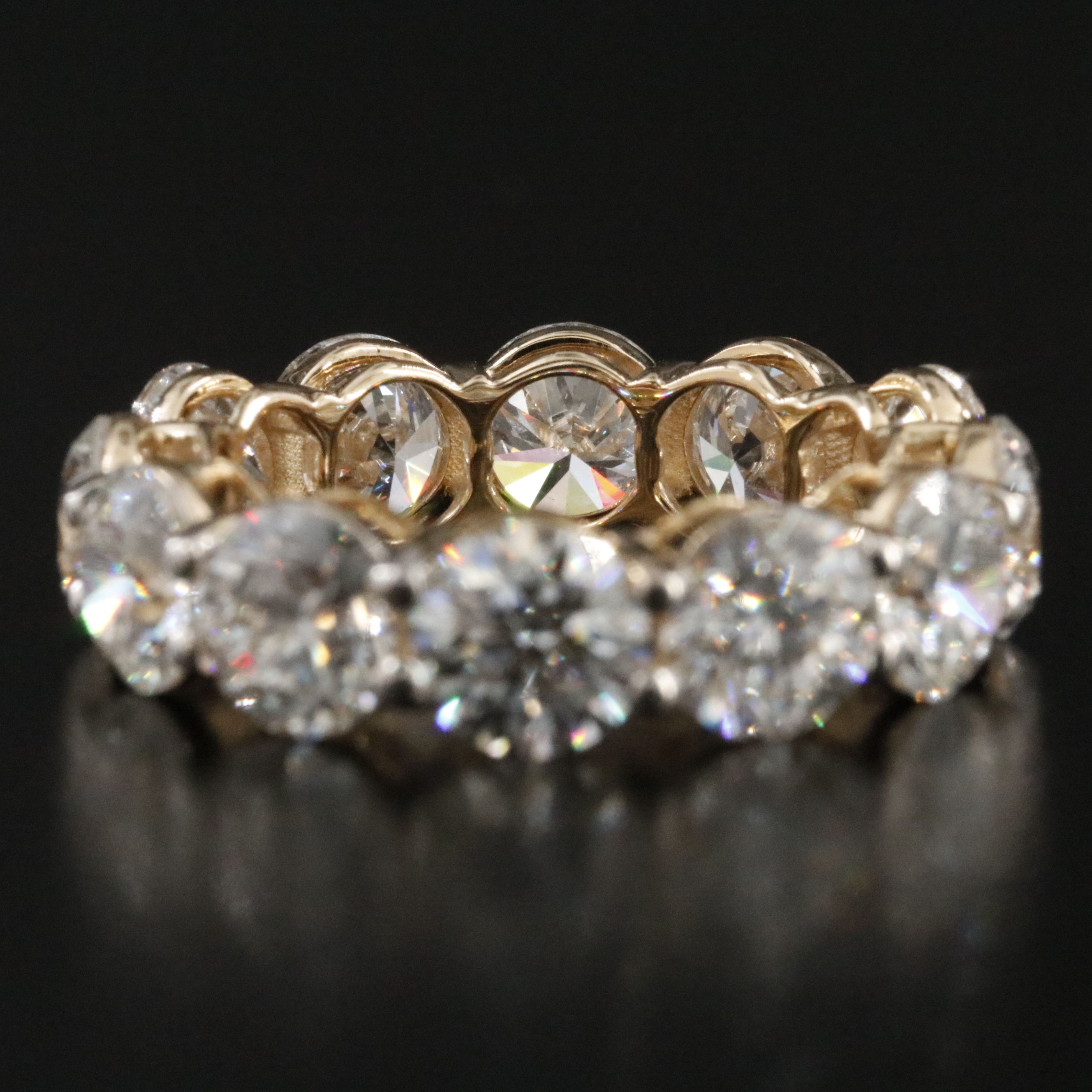 14K 9.54 CTW Lab Grown Diamond Eternity Band
