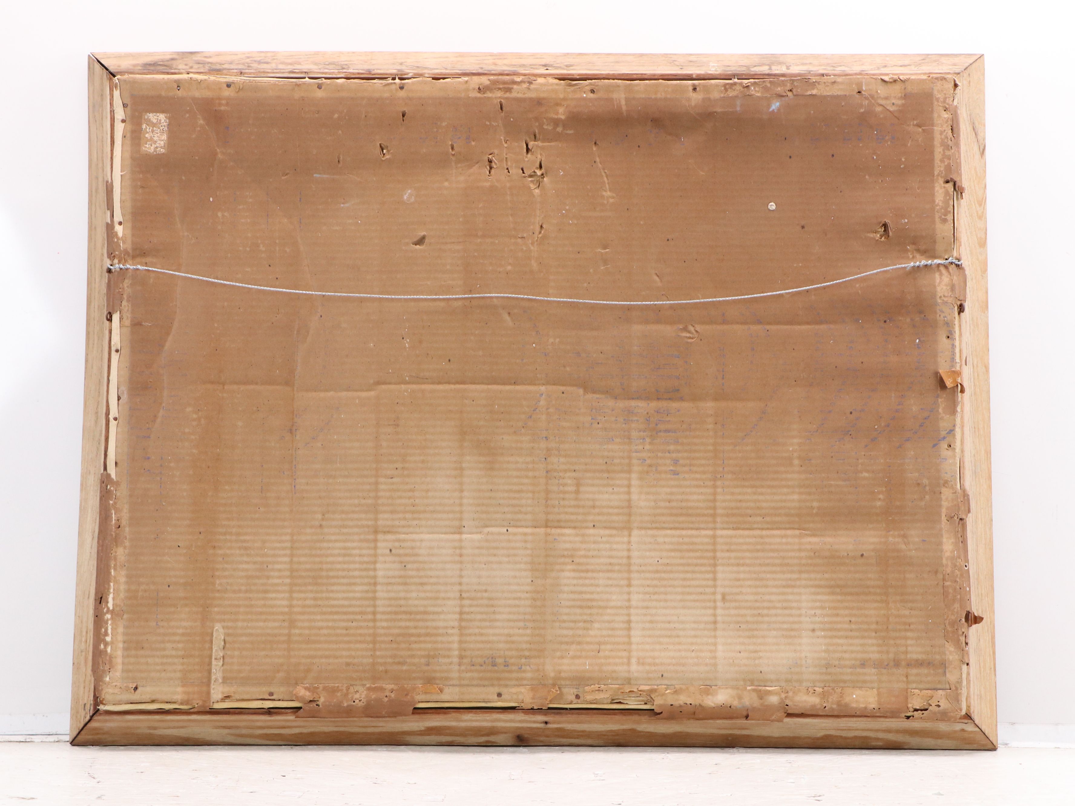 Adelaide Hiebel Large Pastel "In the Land of Plenty," Circa 1930