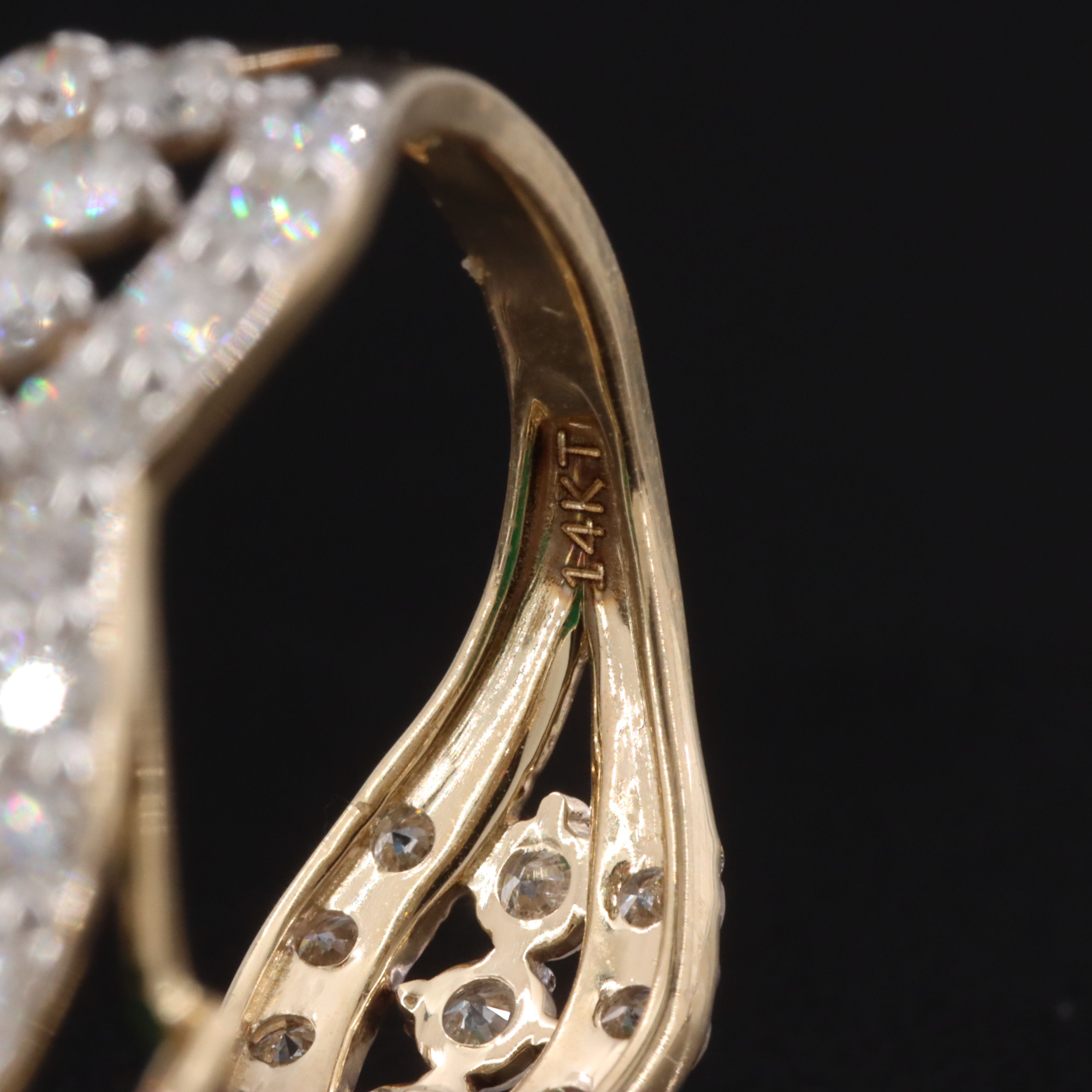 14K 5.00 CT Emerald and 1.72 CTW Diamond Ring