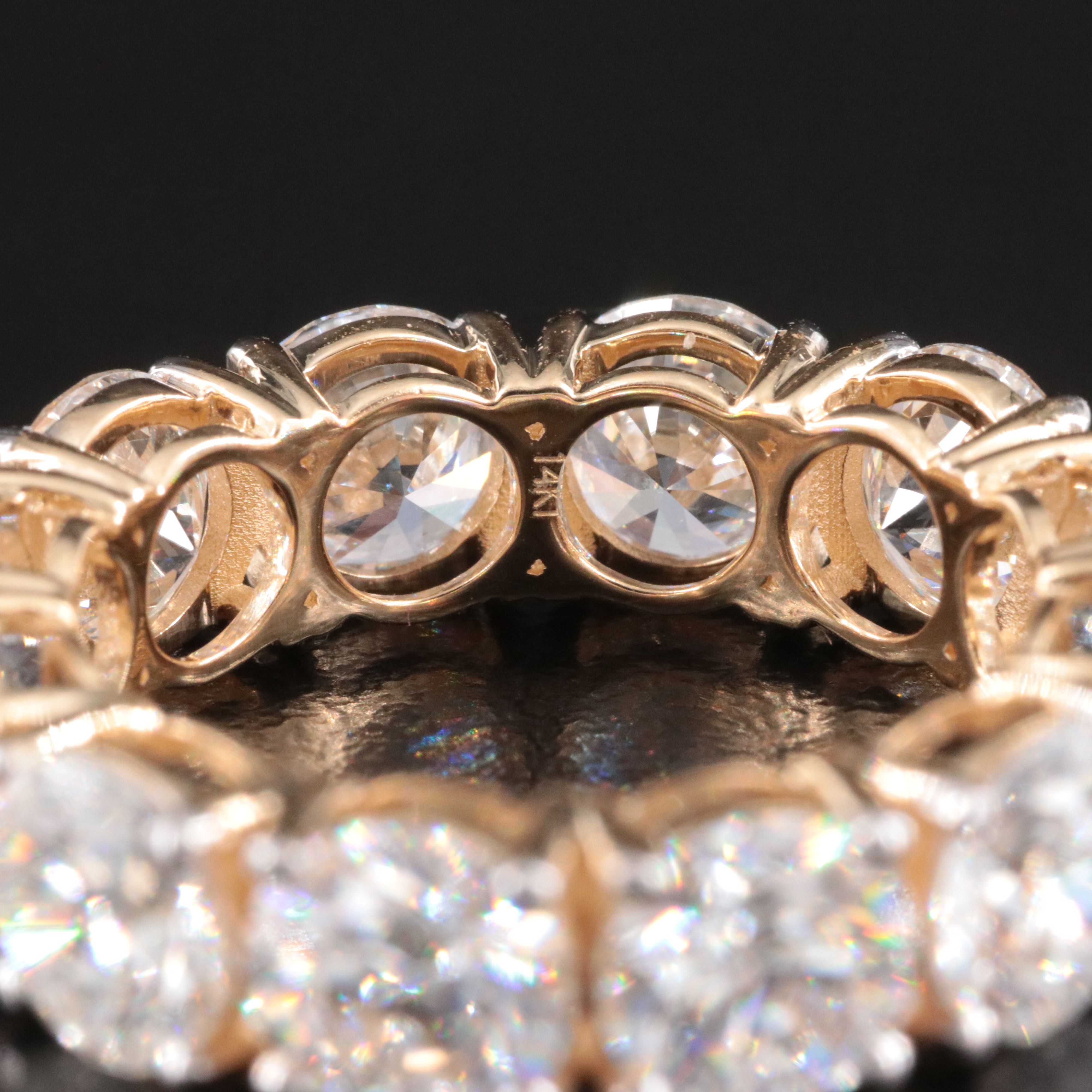14K 8.67 CTW Lab Grown Diamond Eternity Band