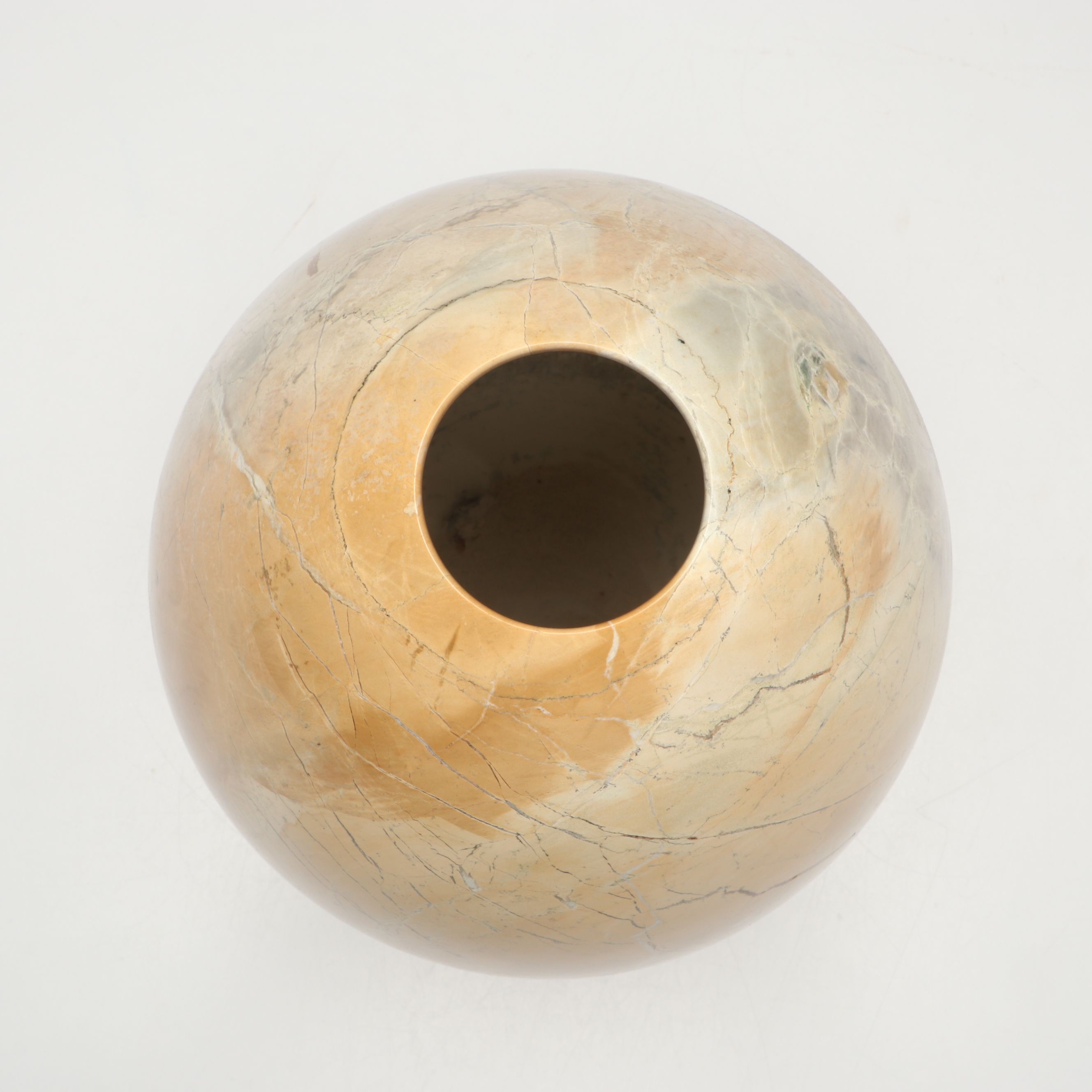 Polished Marble Egg Vase