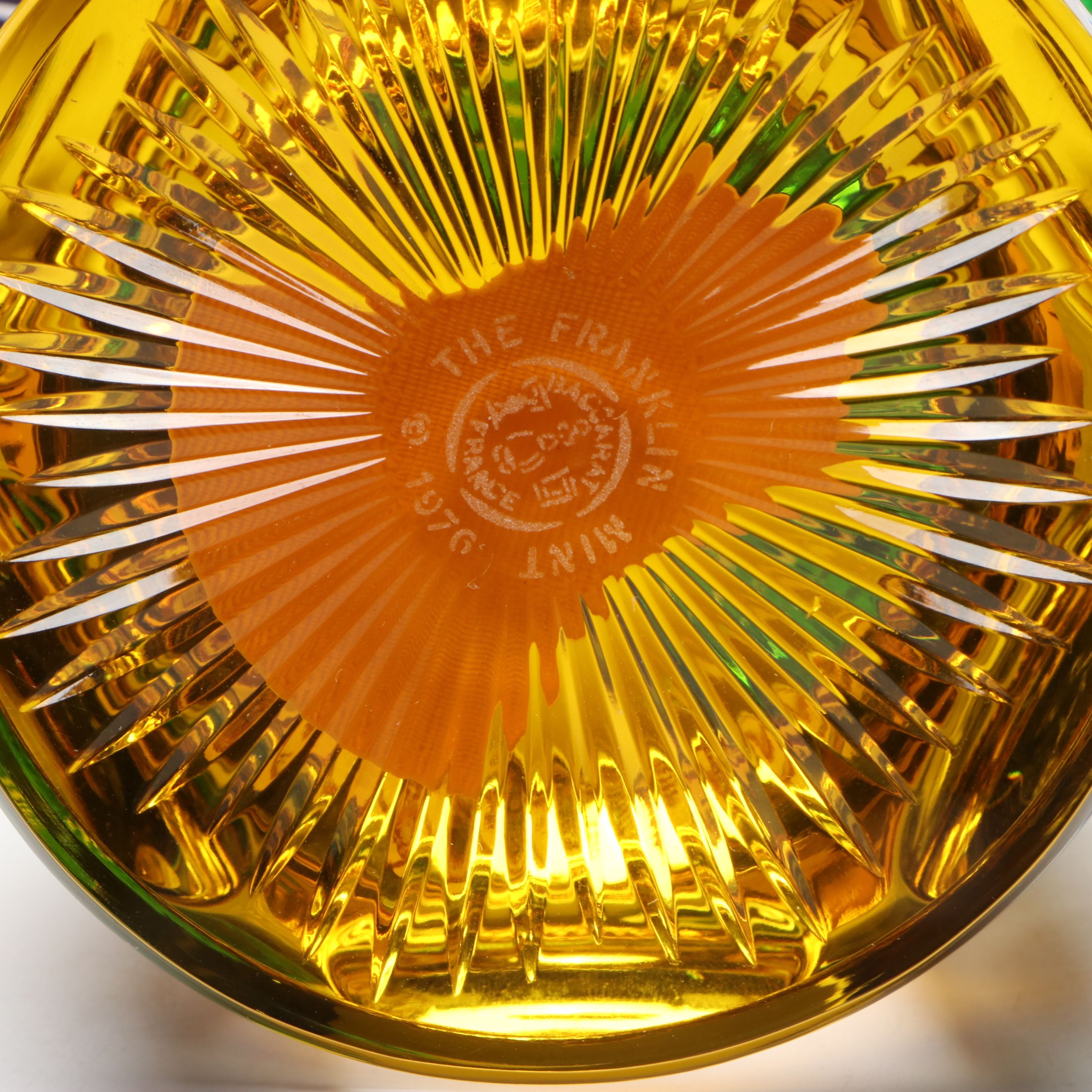 Baccarat for Franklin Mint "Julius Caesar" and More Sulphide Cameo Paperweights