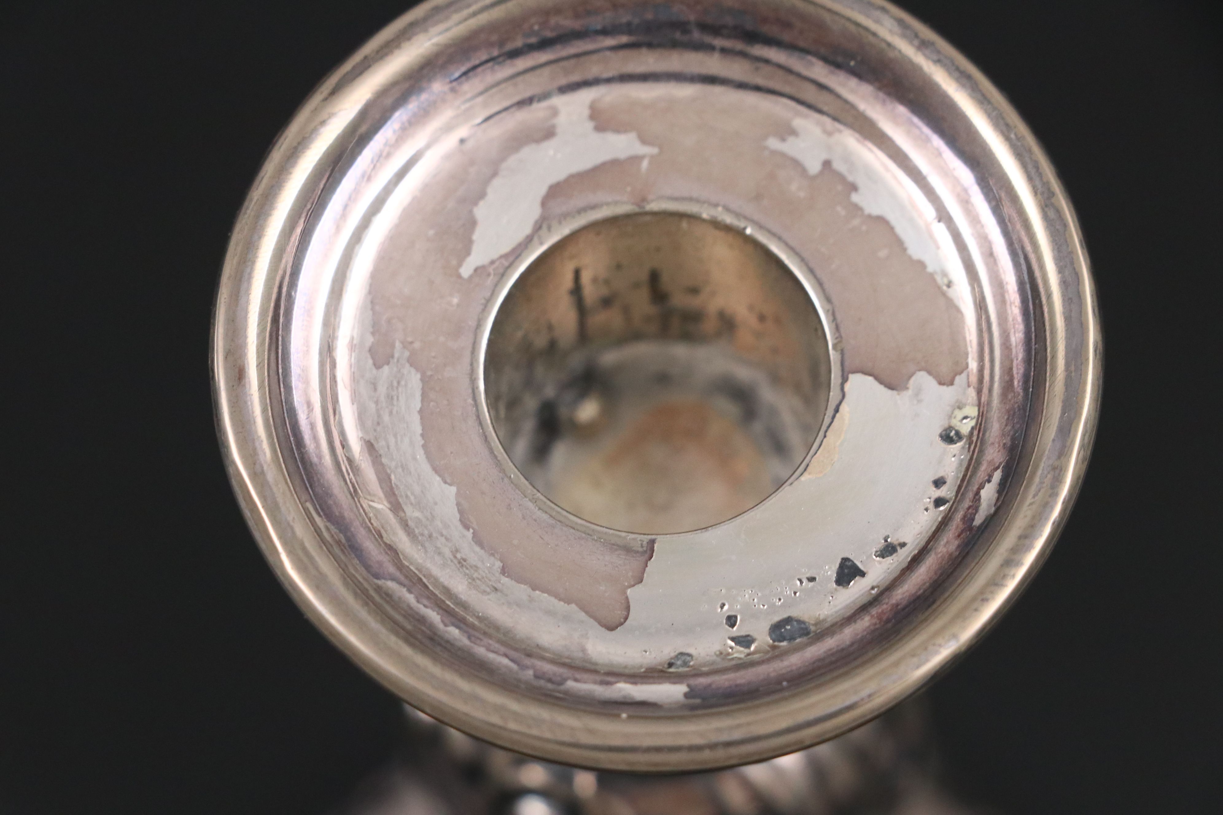 Pair of Wm Rogers & Son Silver Plate Candelabra