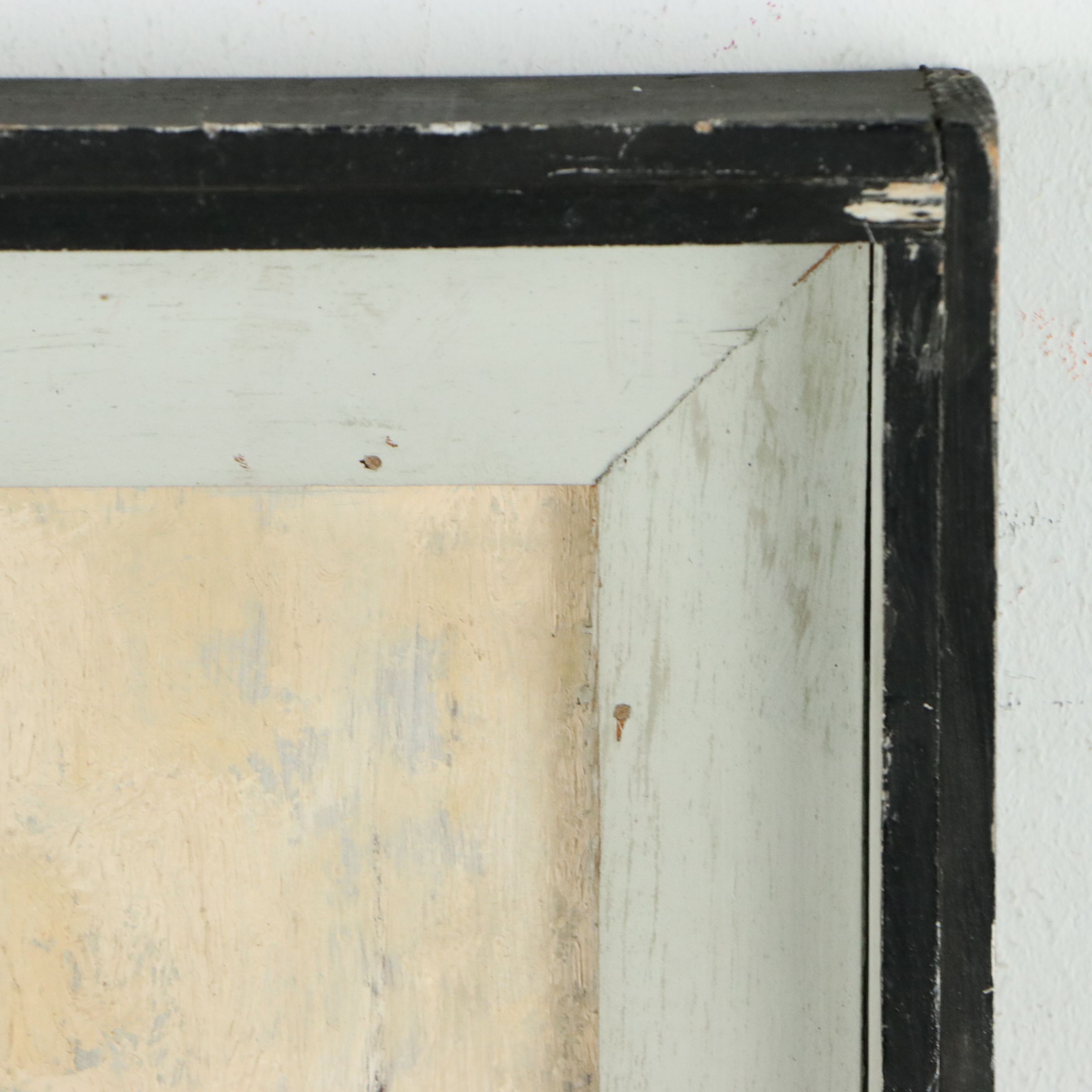 Fridtjof Schroder Abstract Cubist Oil Painting, Mid-20th Century