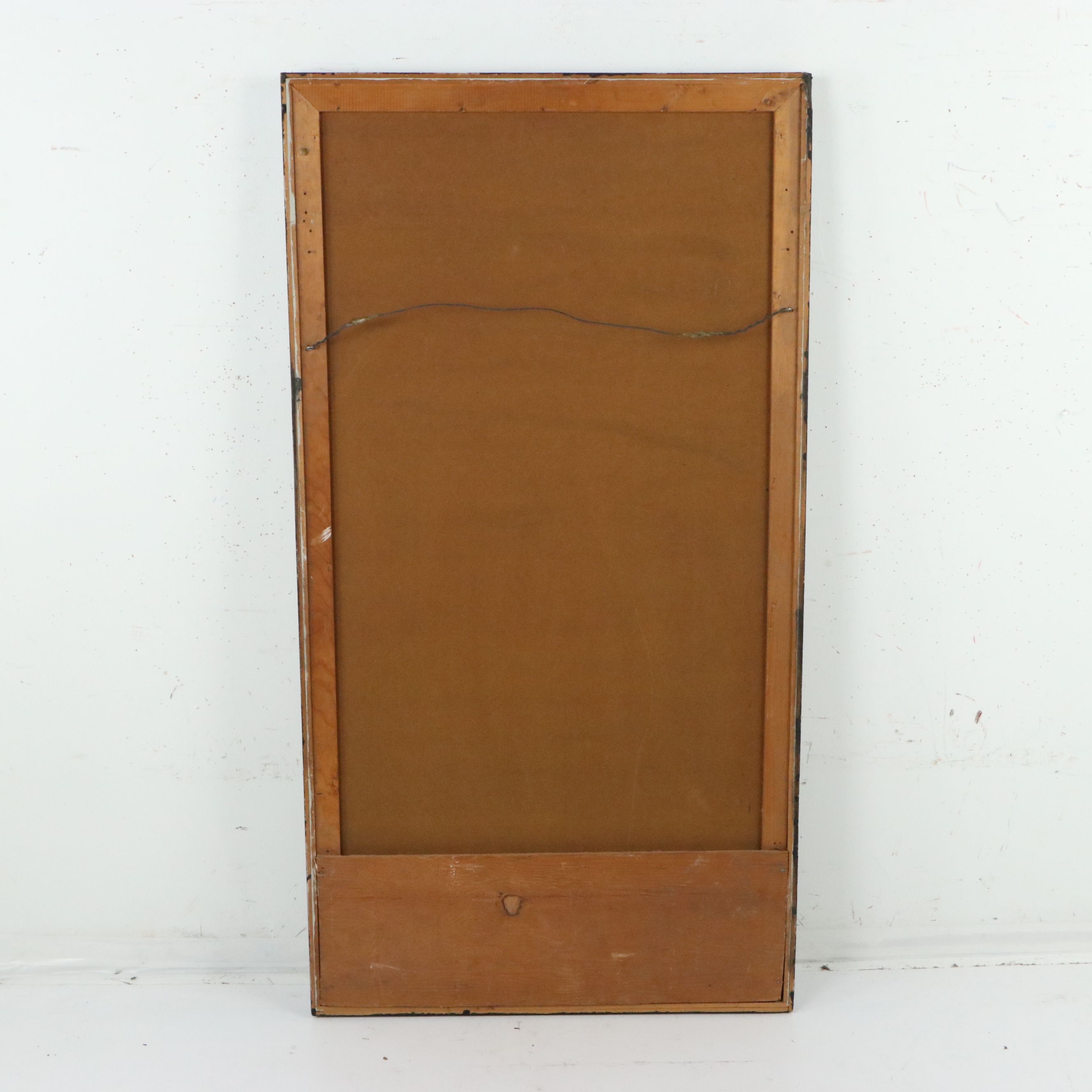 Fridtjof Schroder Abstract Cubist Oil Painting, Mid-20th Century