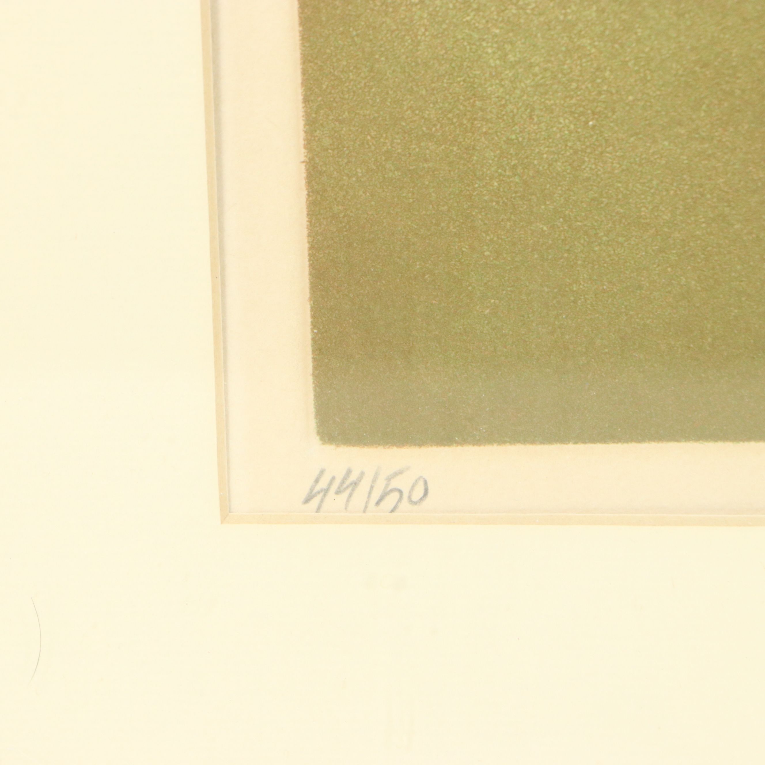 Bertrand Dorny Abstract Geometric Color Aquatint