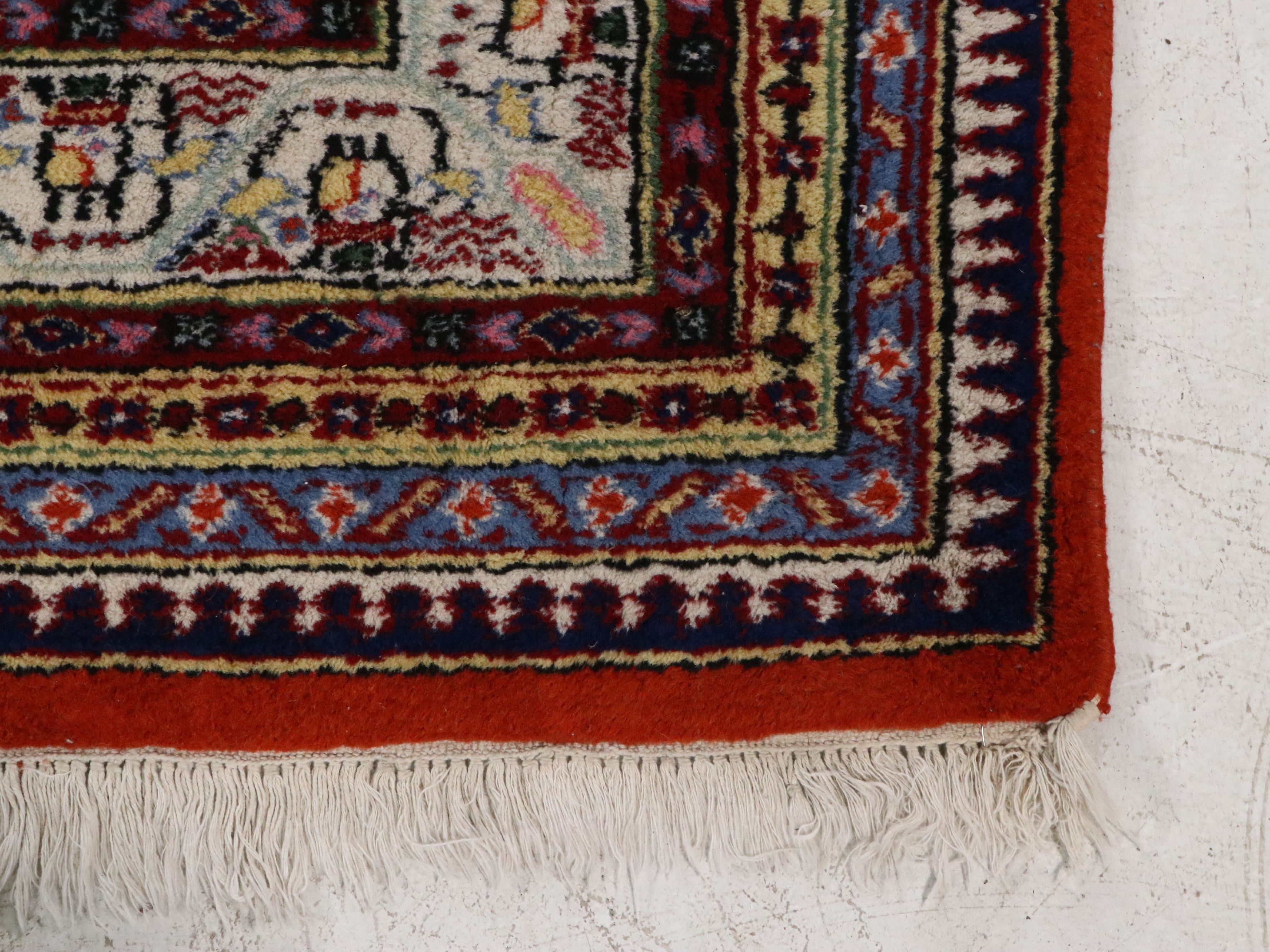 9'1 x 12'5 Hand-Knotted Persian Seraband Room-Sized Rug