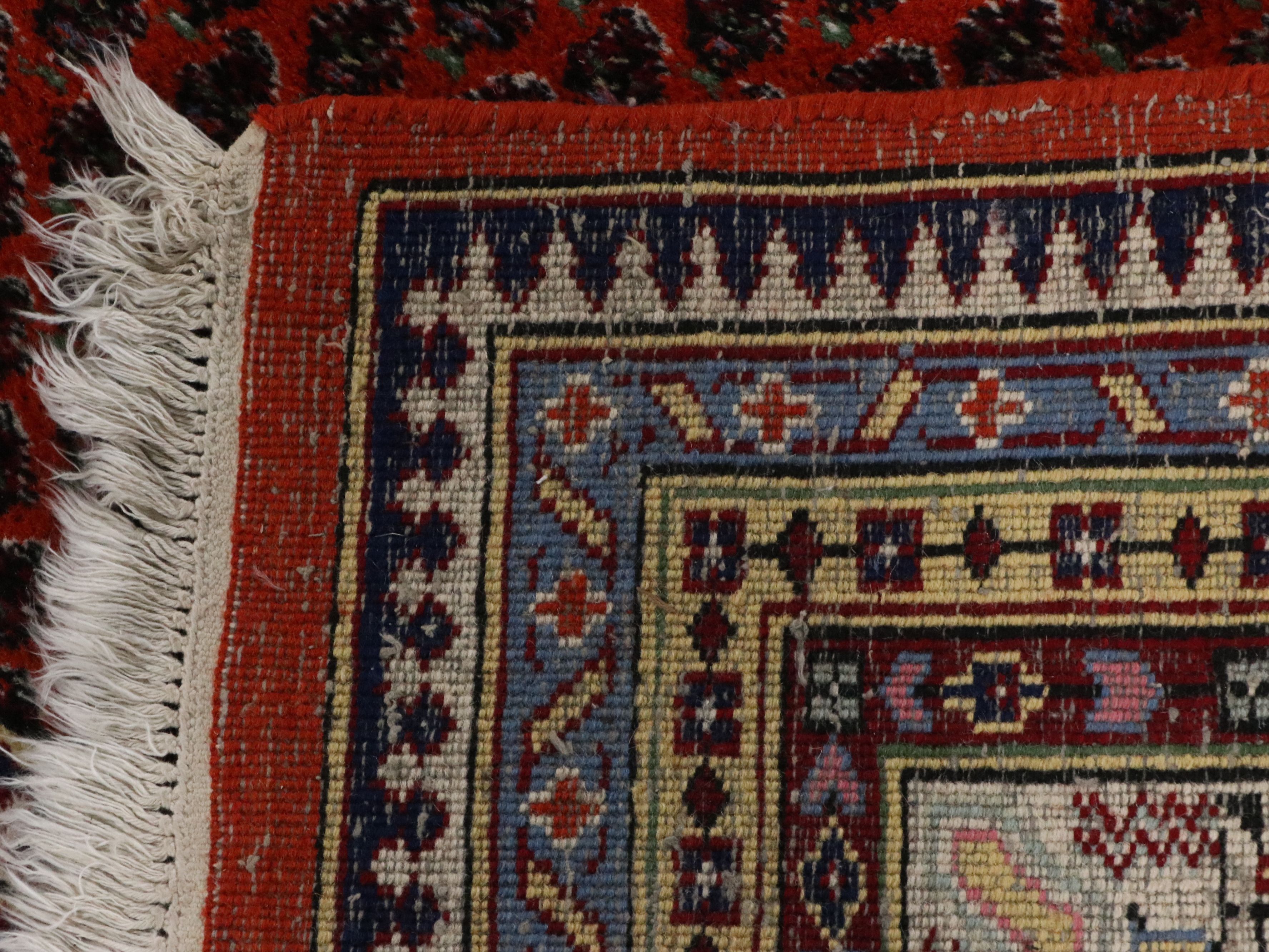 9'1 x 12'5 Hand-Knotted Persian Seraband Room-Sized Rug