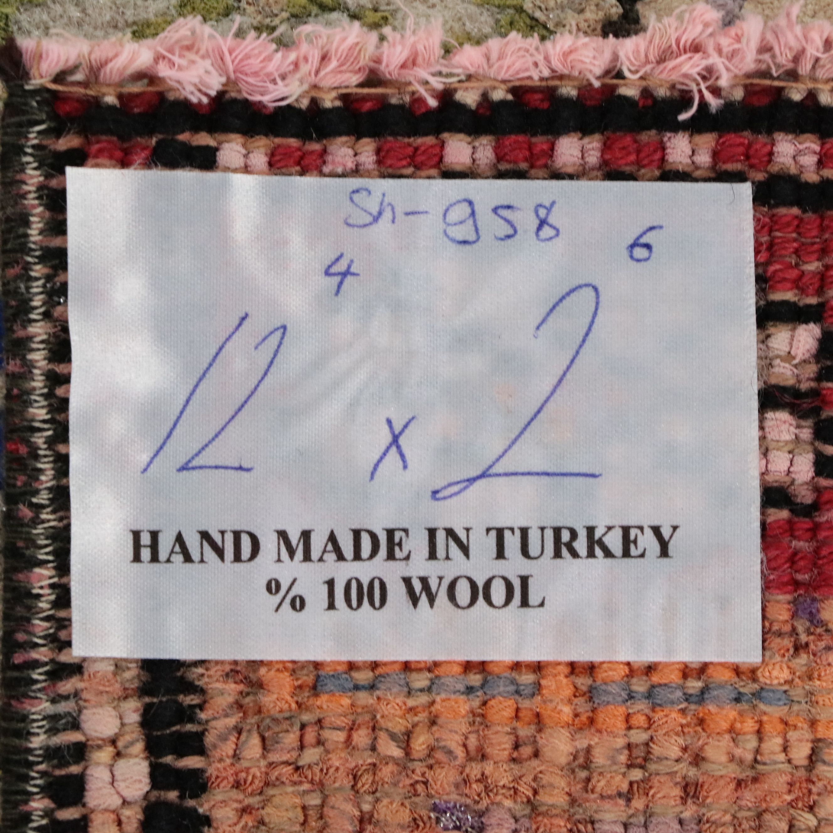 2'7 x 12'4 Hand-Knotted Turkish Anatolian Carpet Runner