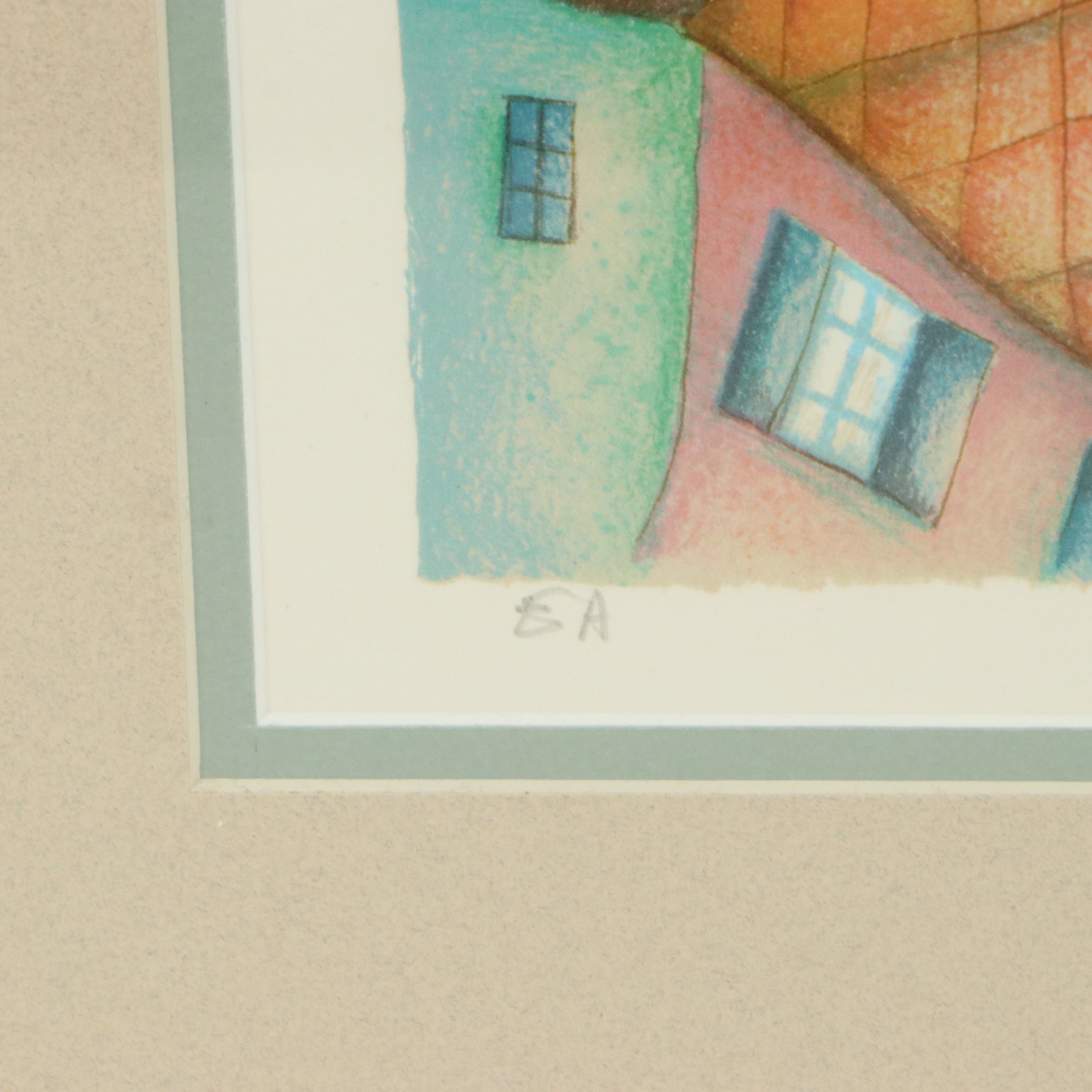 Françoise Deberdt Lithograph "Envol," 1985