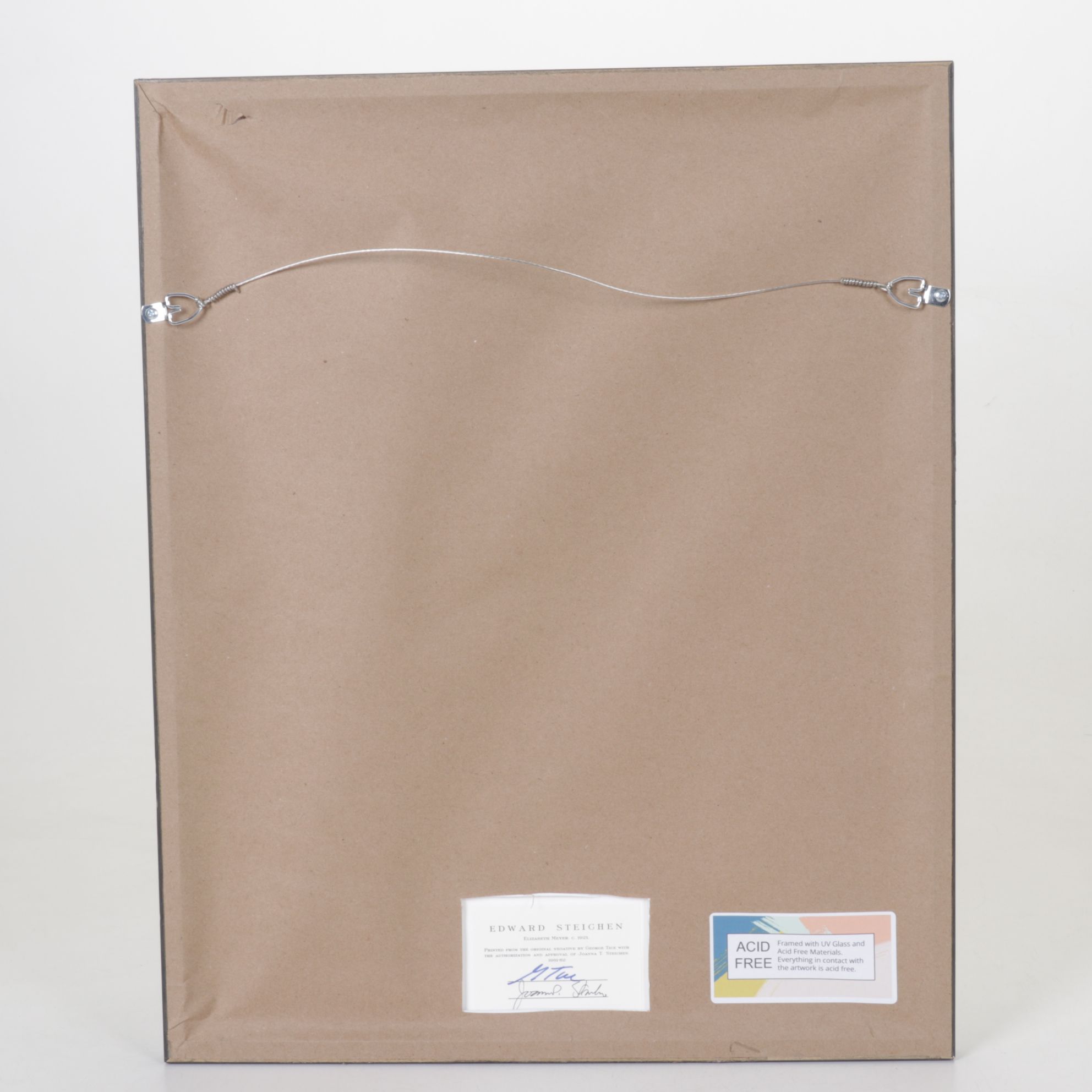 Edward Steichen "Elizabeth Meyer" Silver Gelatin Printed by George Tice, 1986