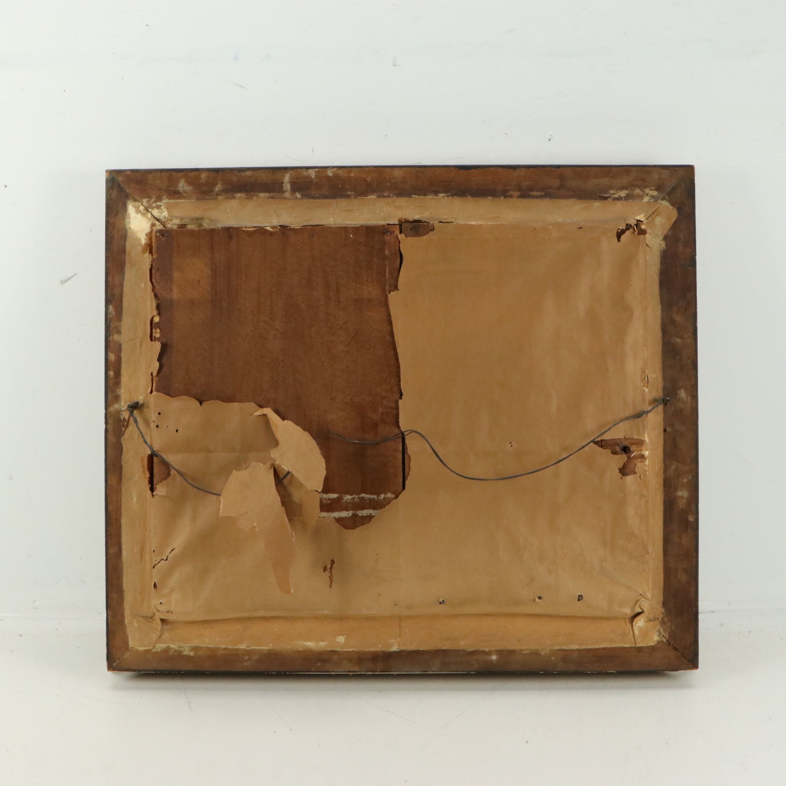 Naive Charcoal Drawing of Nautical Scene, Circa 1900