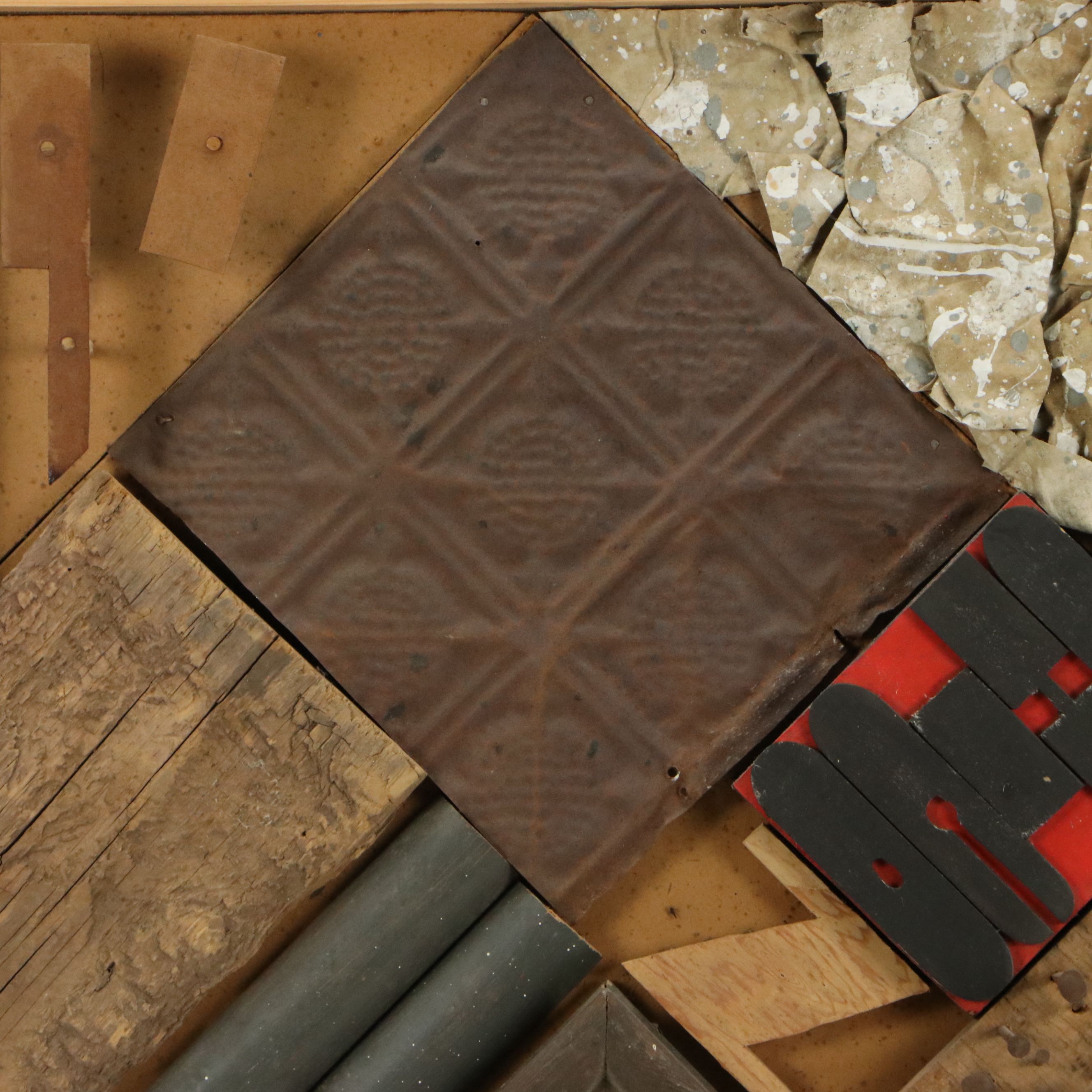 James Spencer Russell Mixed Media Assemblage