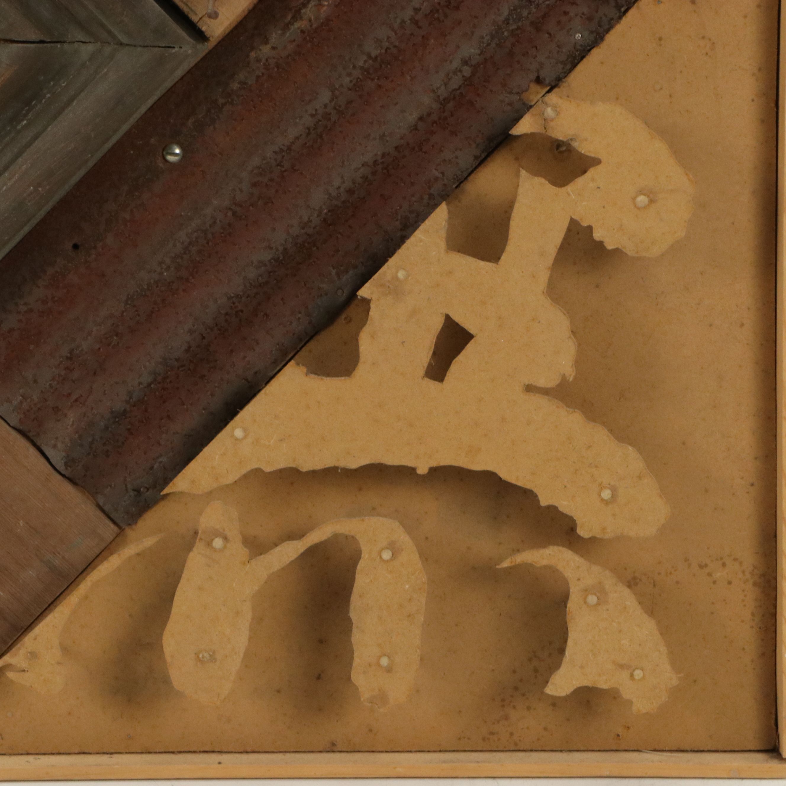 James Spencer Russell Mixed Media Assemblage