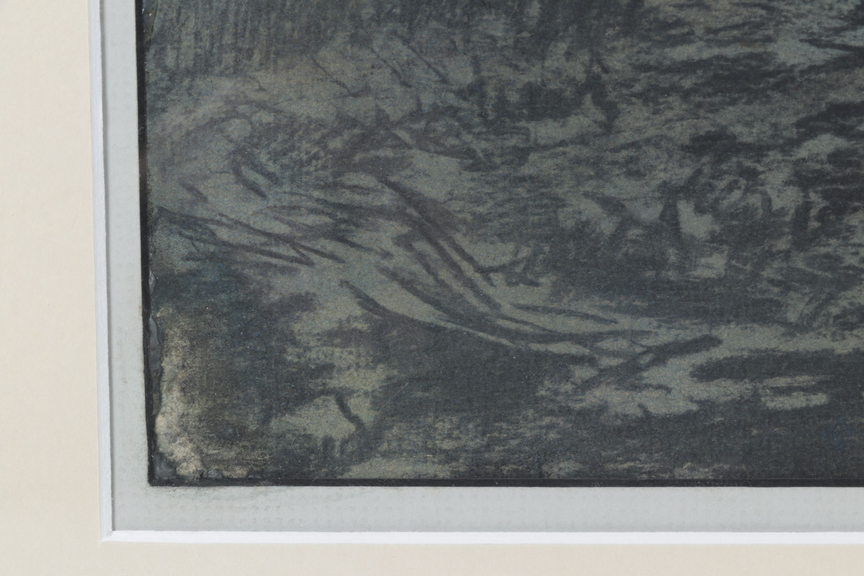 Edward Handley-Read Charcoal & Watercolor Painting "Ypres, Belgium - Cloth Hall"