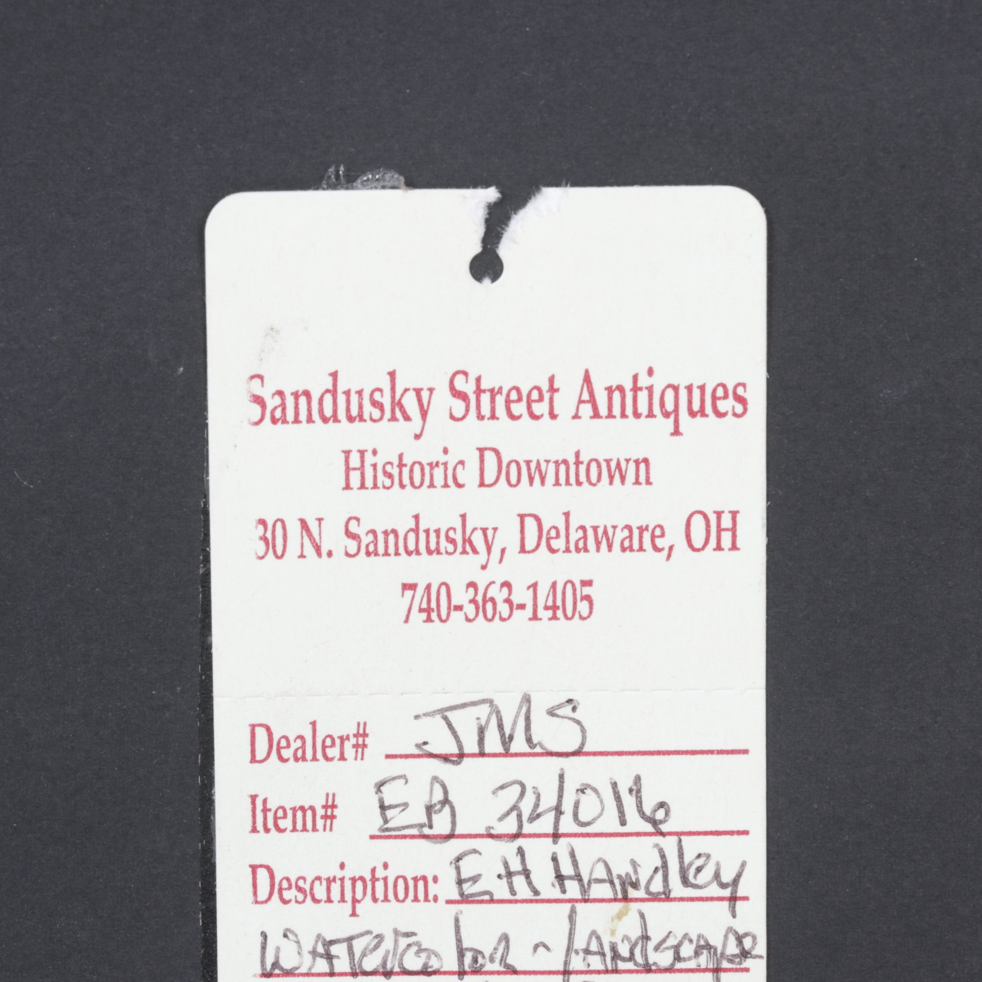 Edward Handley-Read Charcoal & Watercolor Painting "Ypres, Belgium - Cloth Hall"