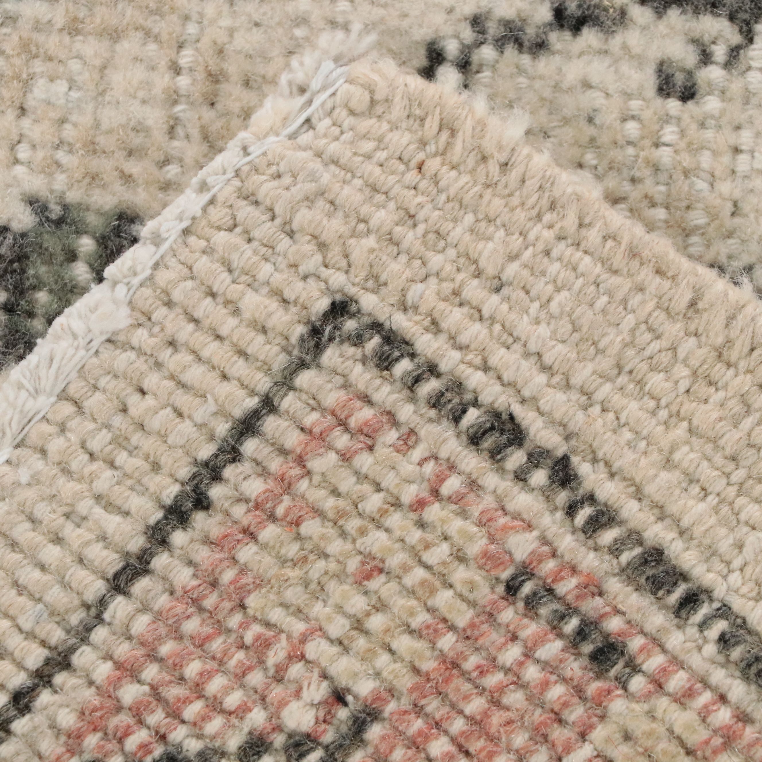 4' x 7' Hand-Knotted Turkish Oushak Area Rug