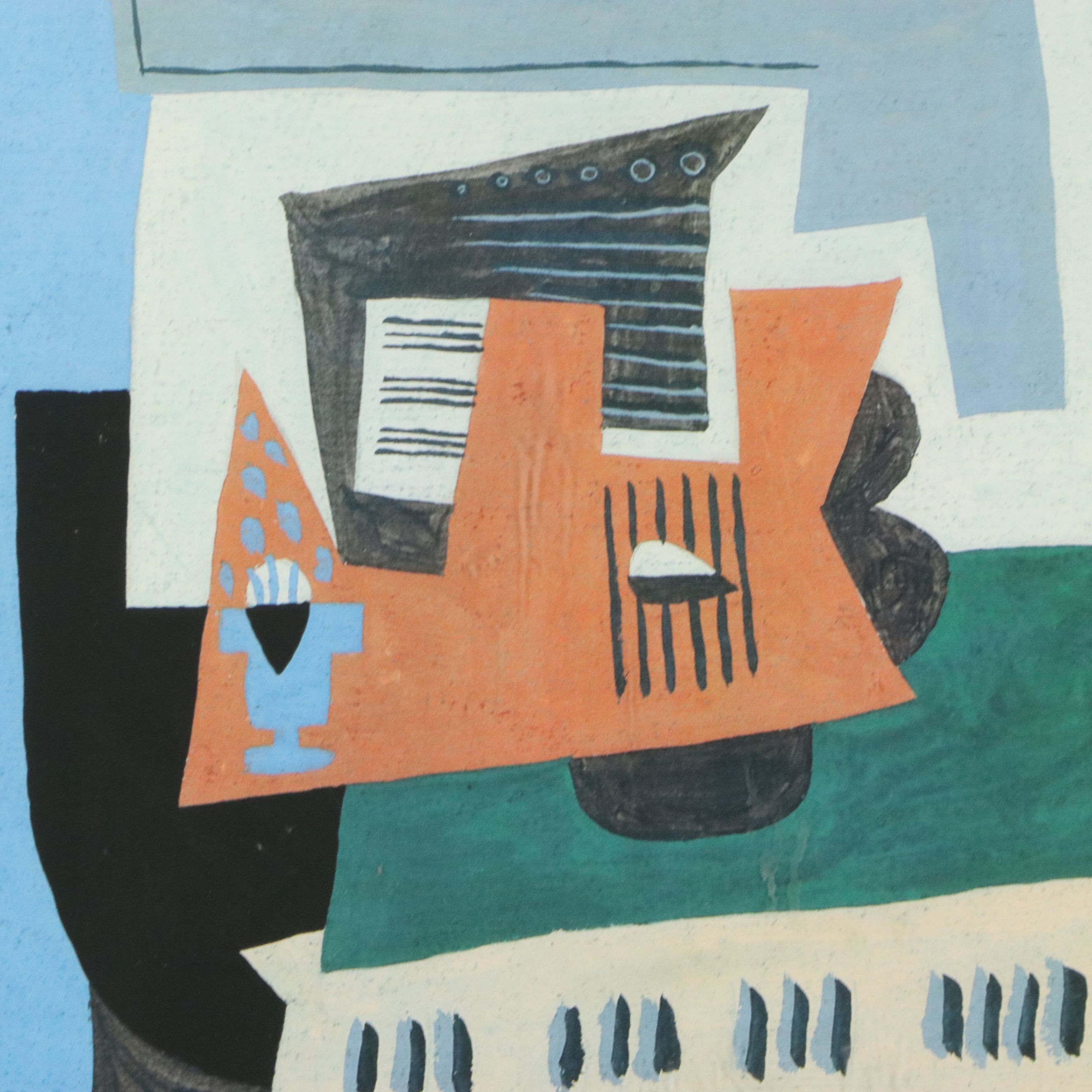 After Pablo Picasso Offset Lithograph "Piano"